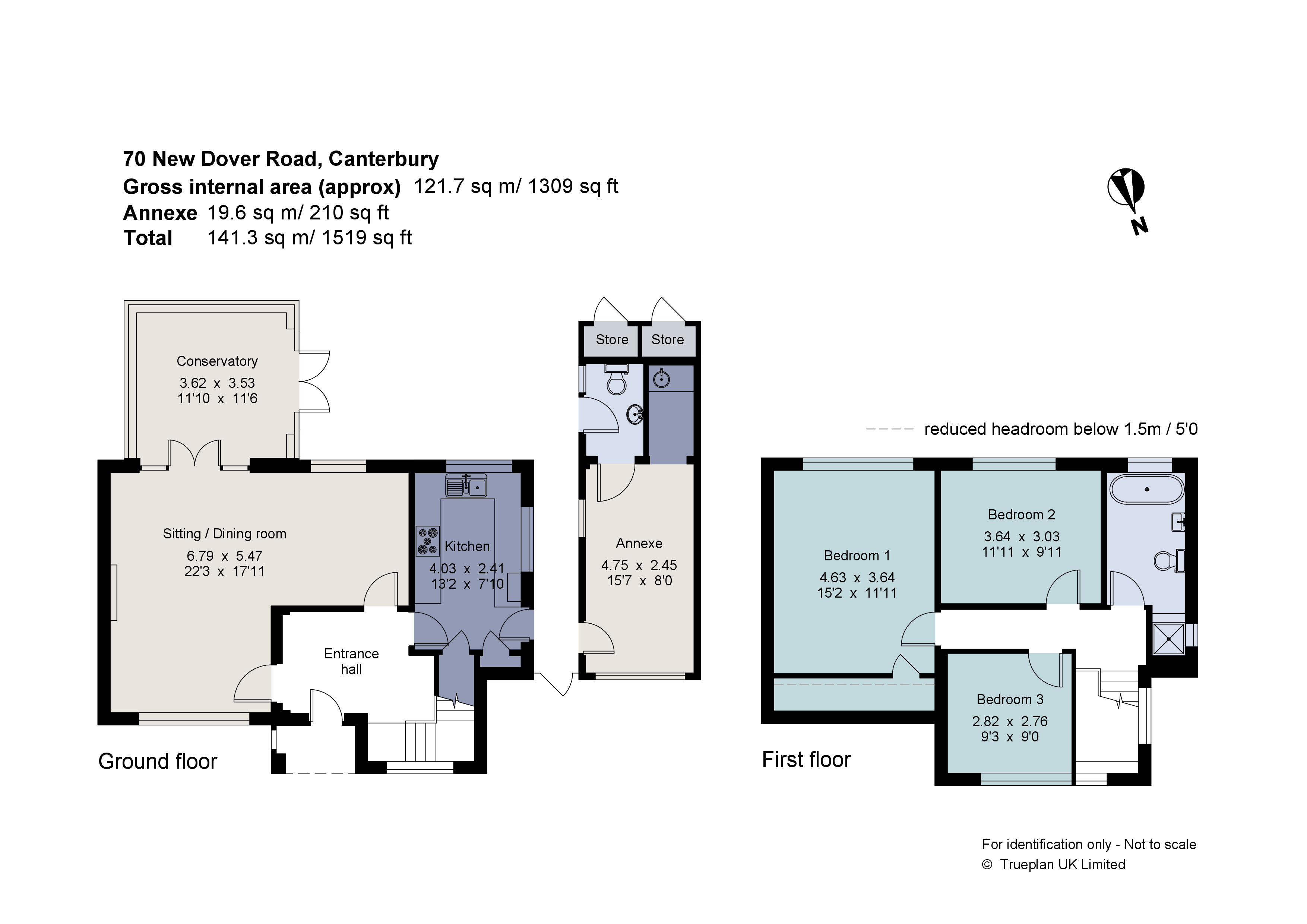 70, New Dover Road, Kent floorplan