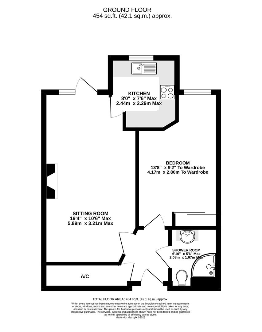 14 Barnes Lodge, Wessex Road, Dorchester floorplan