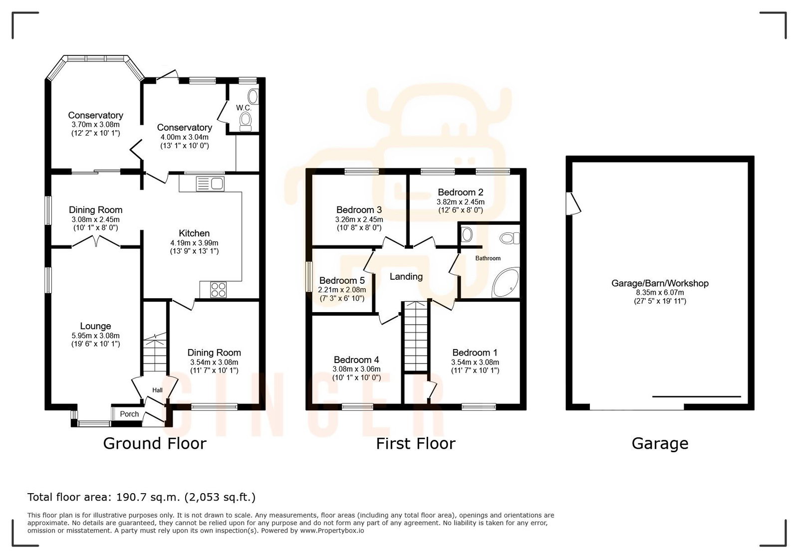 177, Bedford Road, Bedford floorplan