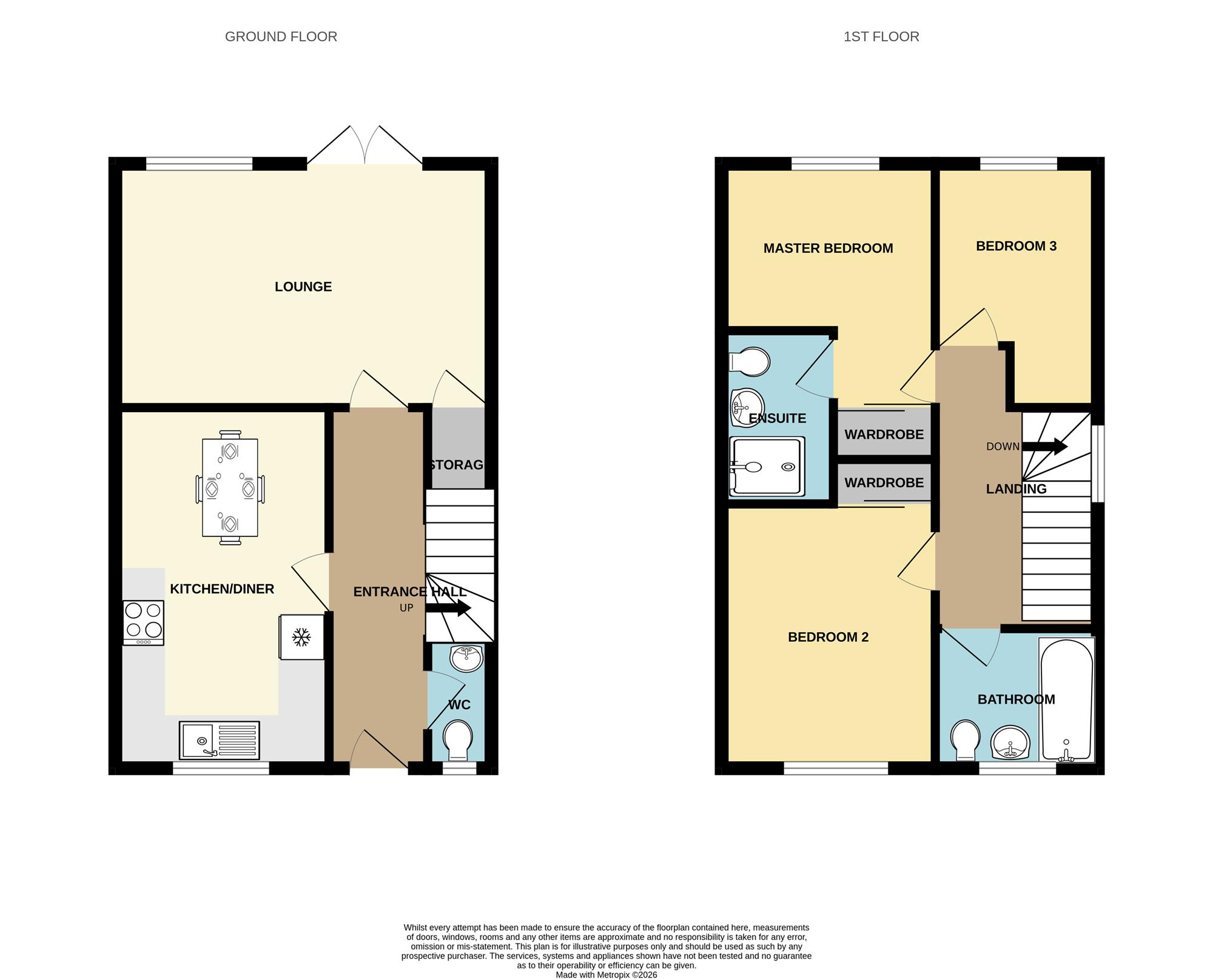 74, Barley Road, Kirby Cross floorplan