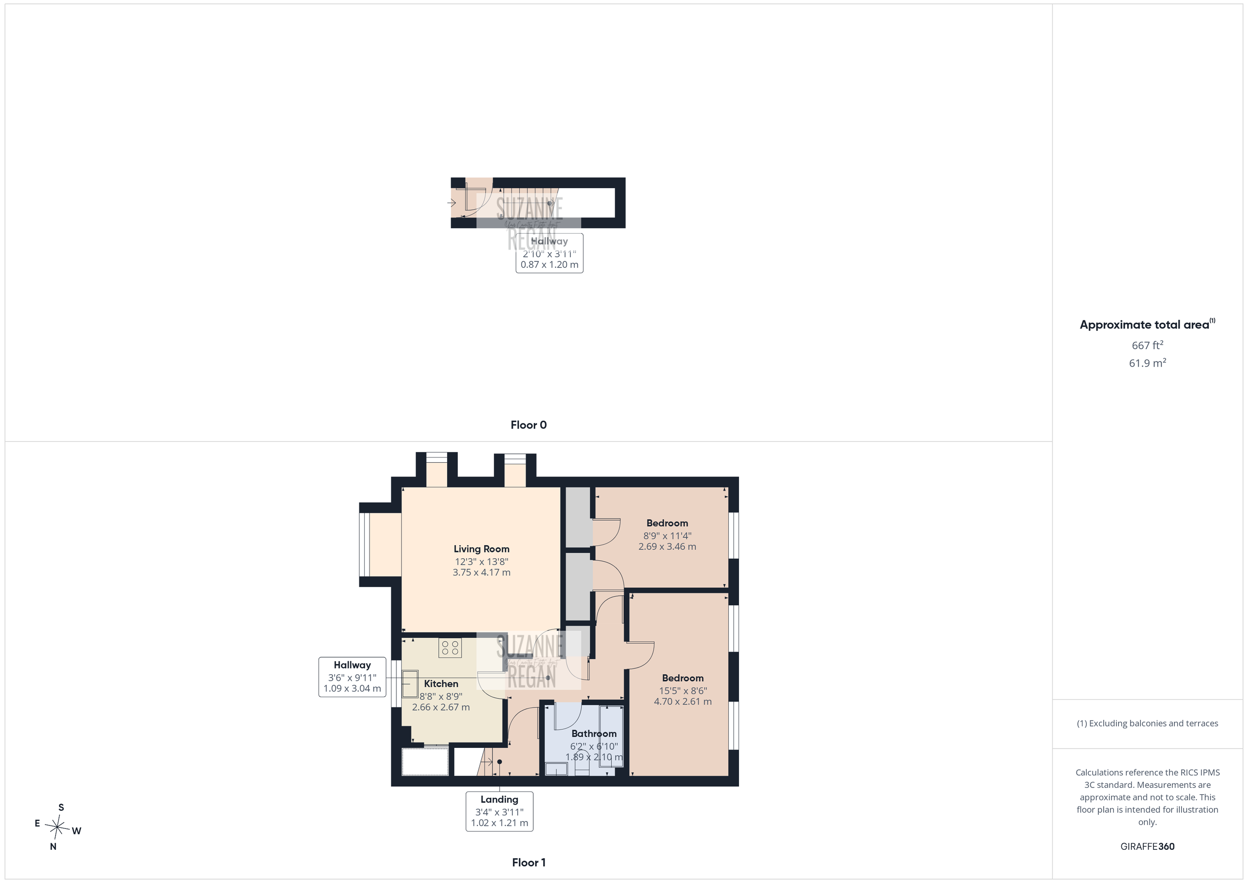 9 Ferrieres Close, Rugby floorplan