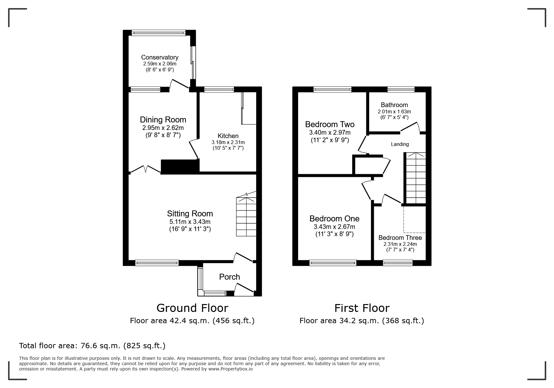 13, Church Road, Worcestershire floorplan