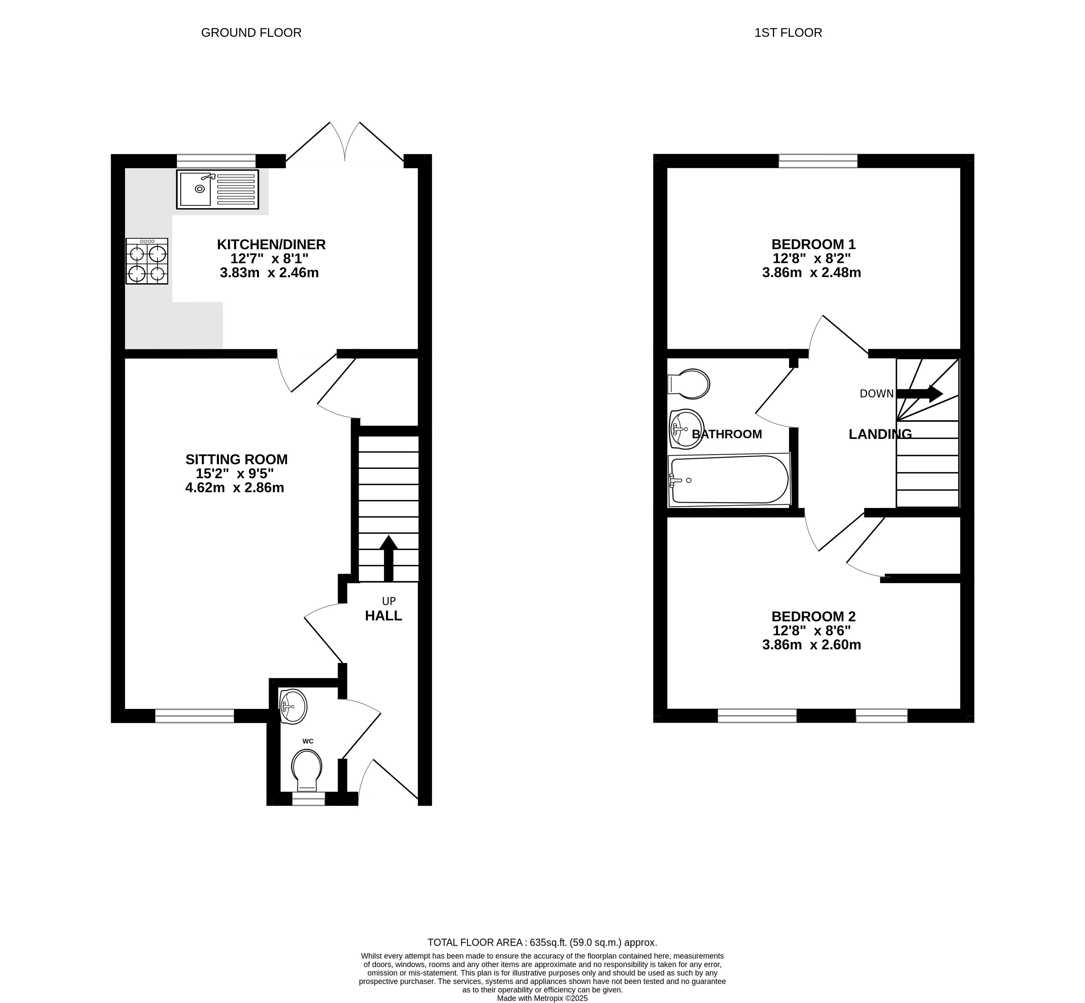 93, Hob Close, Taunton floorplan