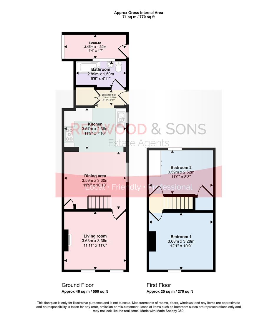 2, Tillington Cottages, Yapton floorplan