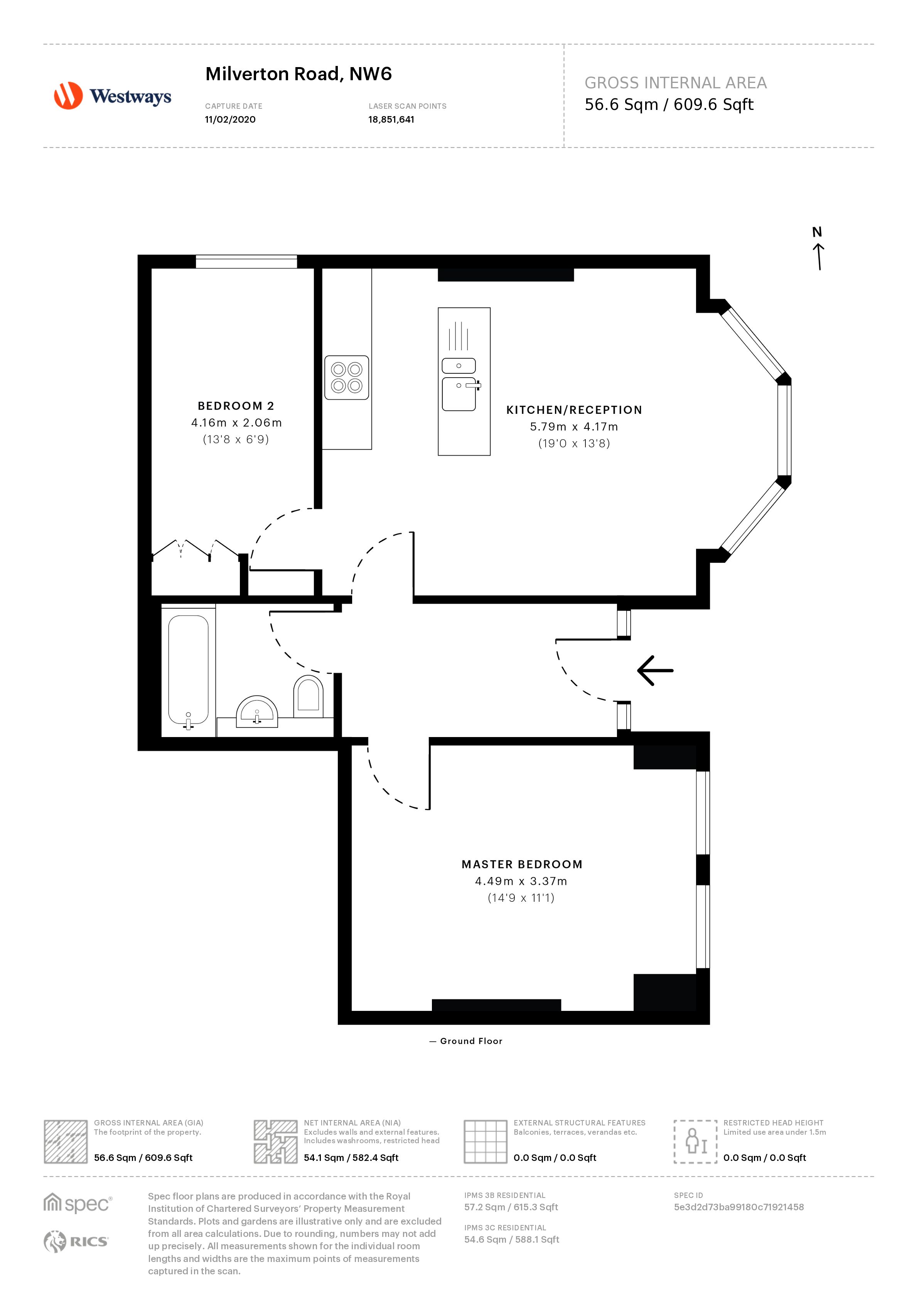 2 bed for sale in Milverton Road, Brondesbury Park NW6 Zoopla