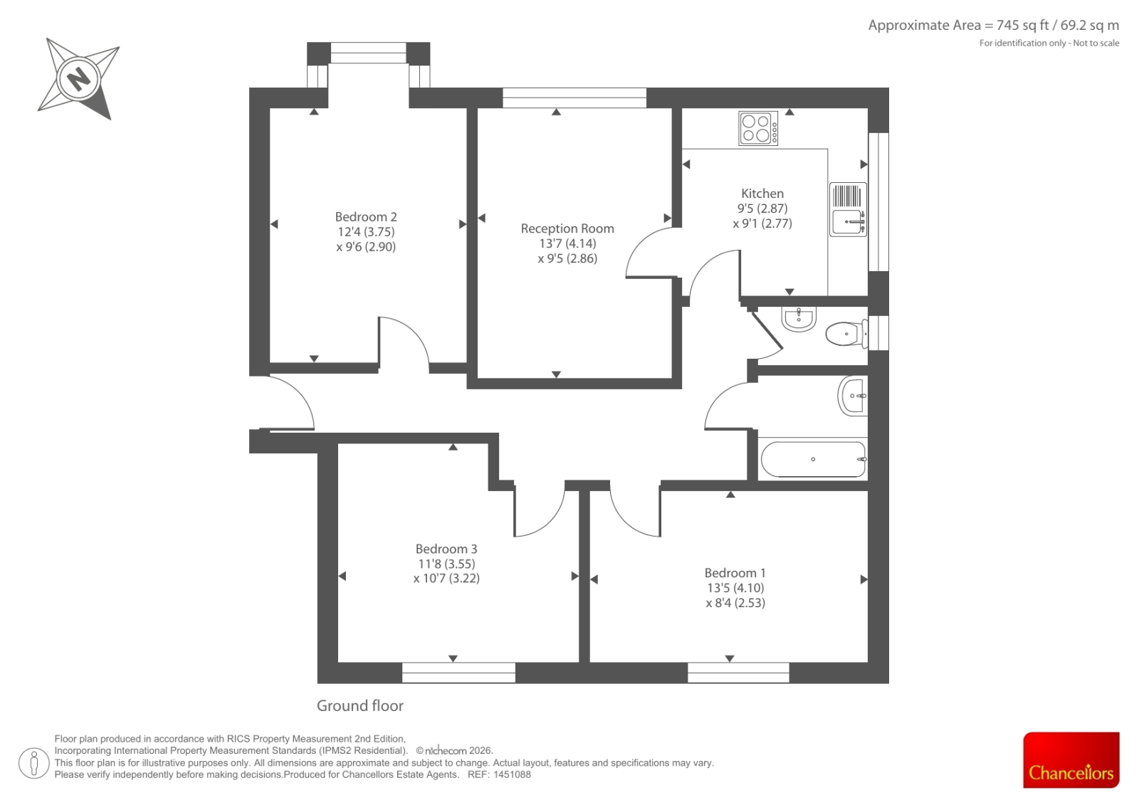 1 PICKETT AVENUE, Headington, Oxford floorplan