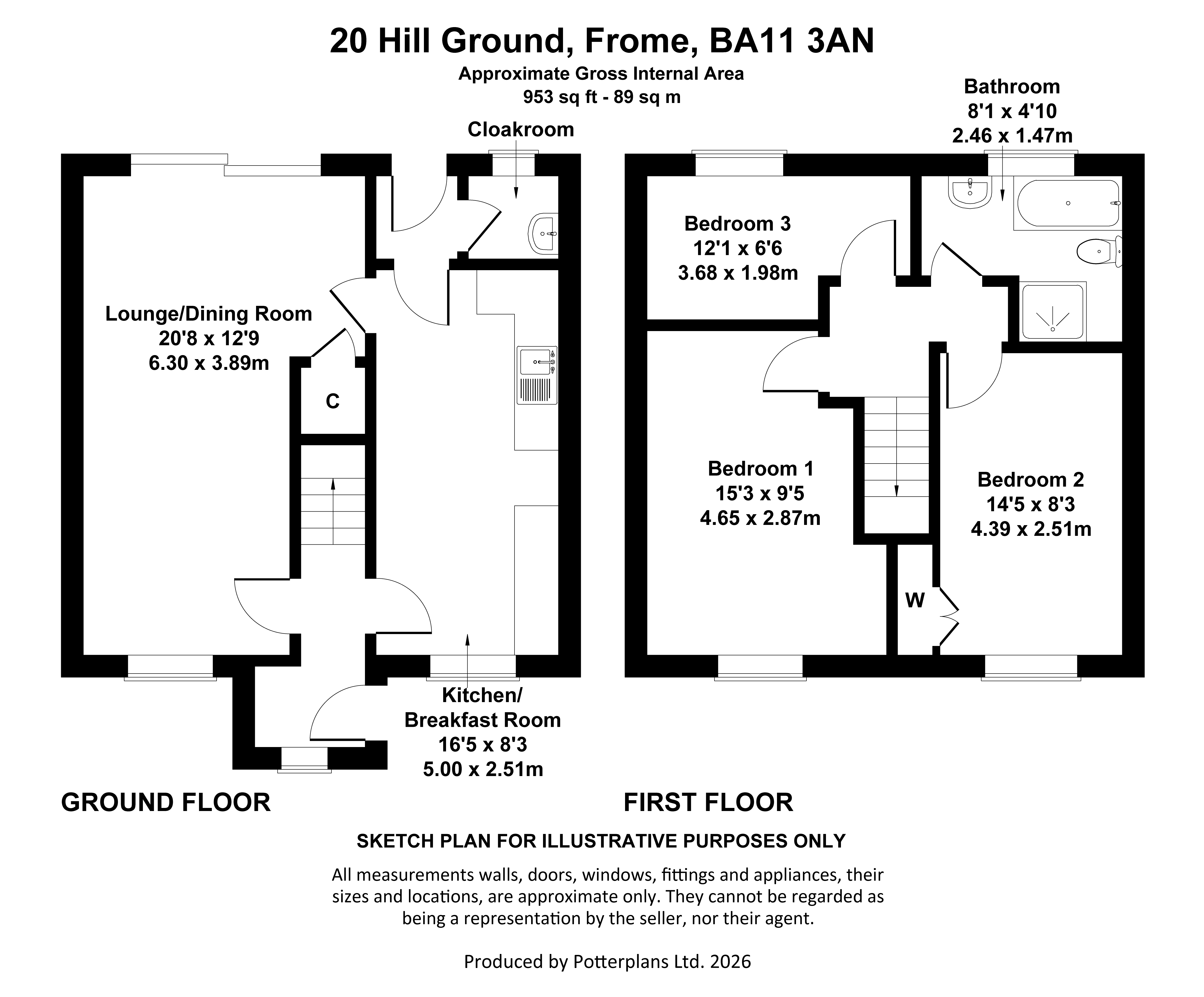 20, Hill Ground, Somerset floorplan