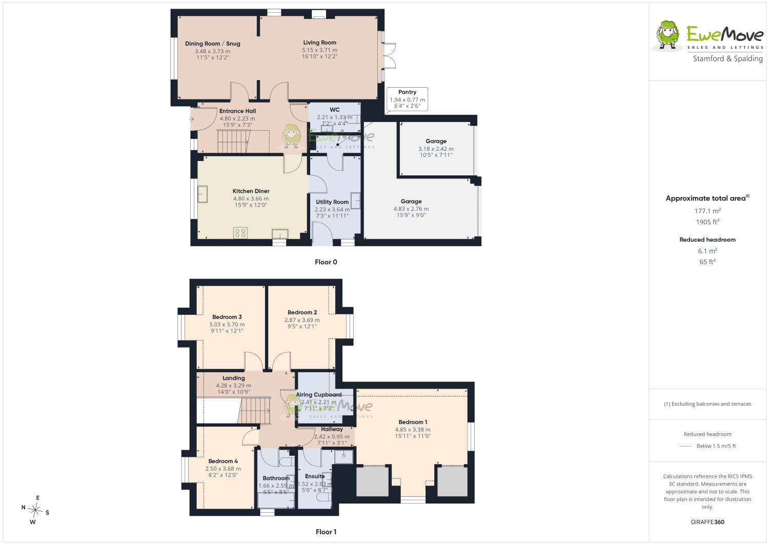 1a, Doctors Lane, Bourne floorplan