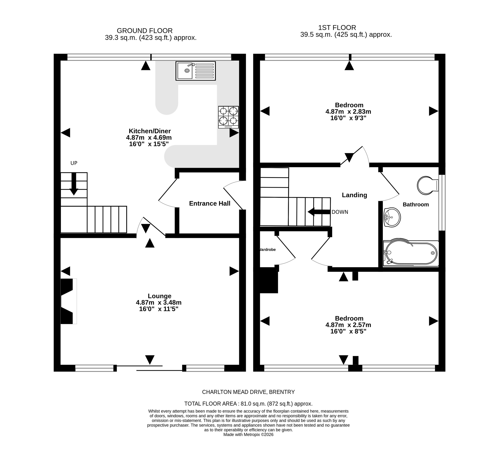 25 Charlton Mead Drive, Bristol floorplan