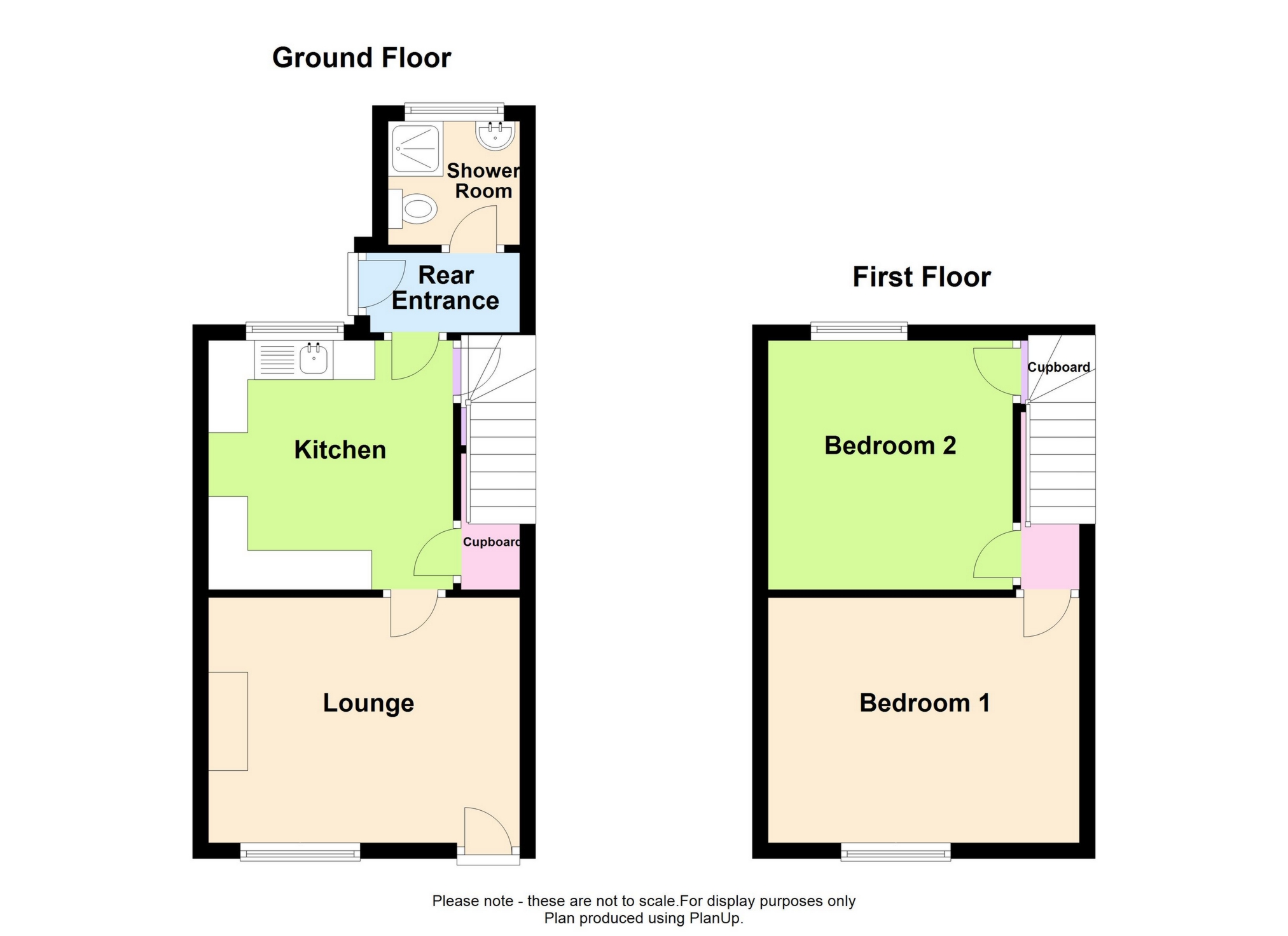 2 Bedrooms Terraced house for sale in Wood Lane, Newhall DE11