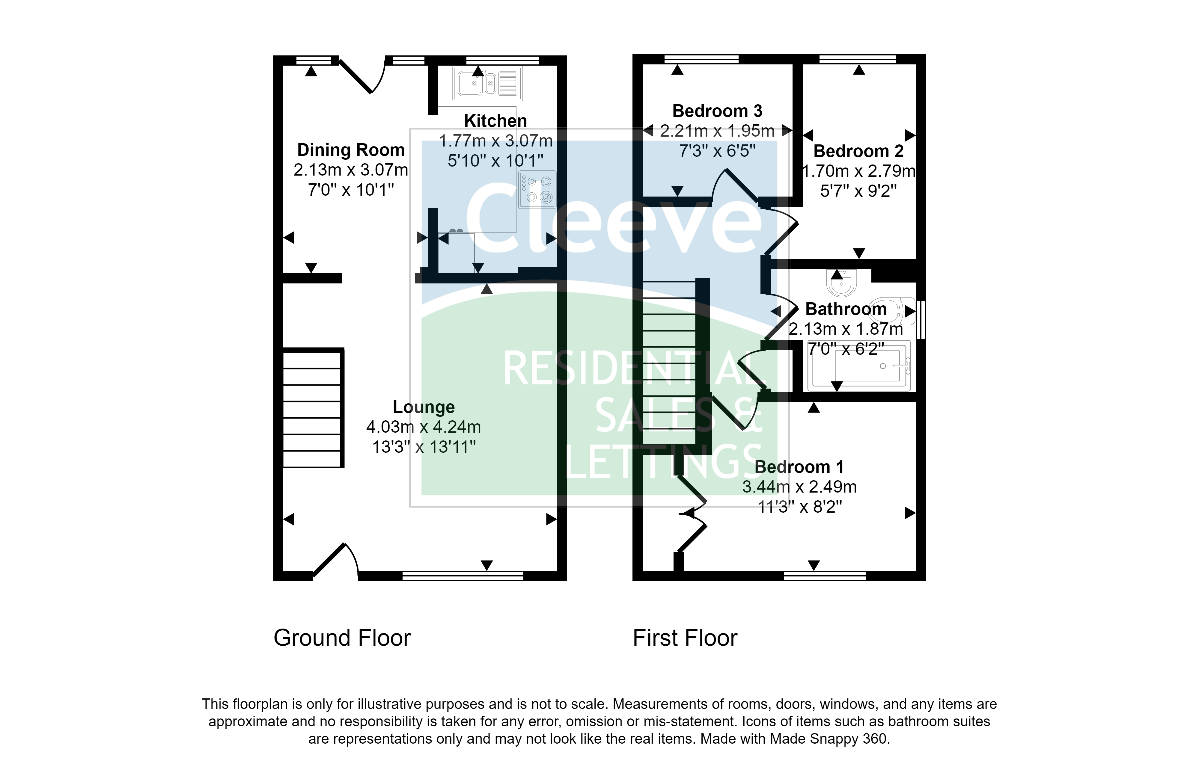 Churchfields, Cheltenham floorplan