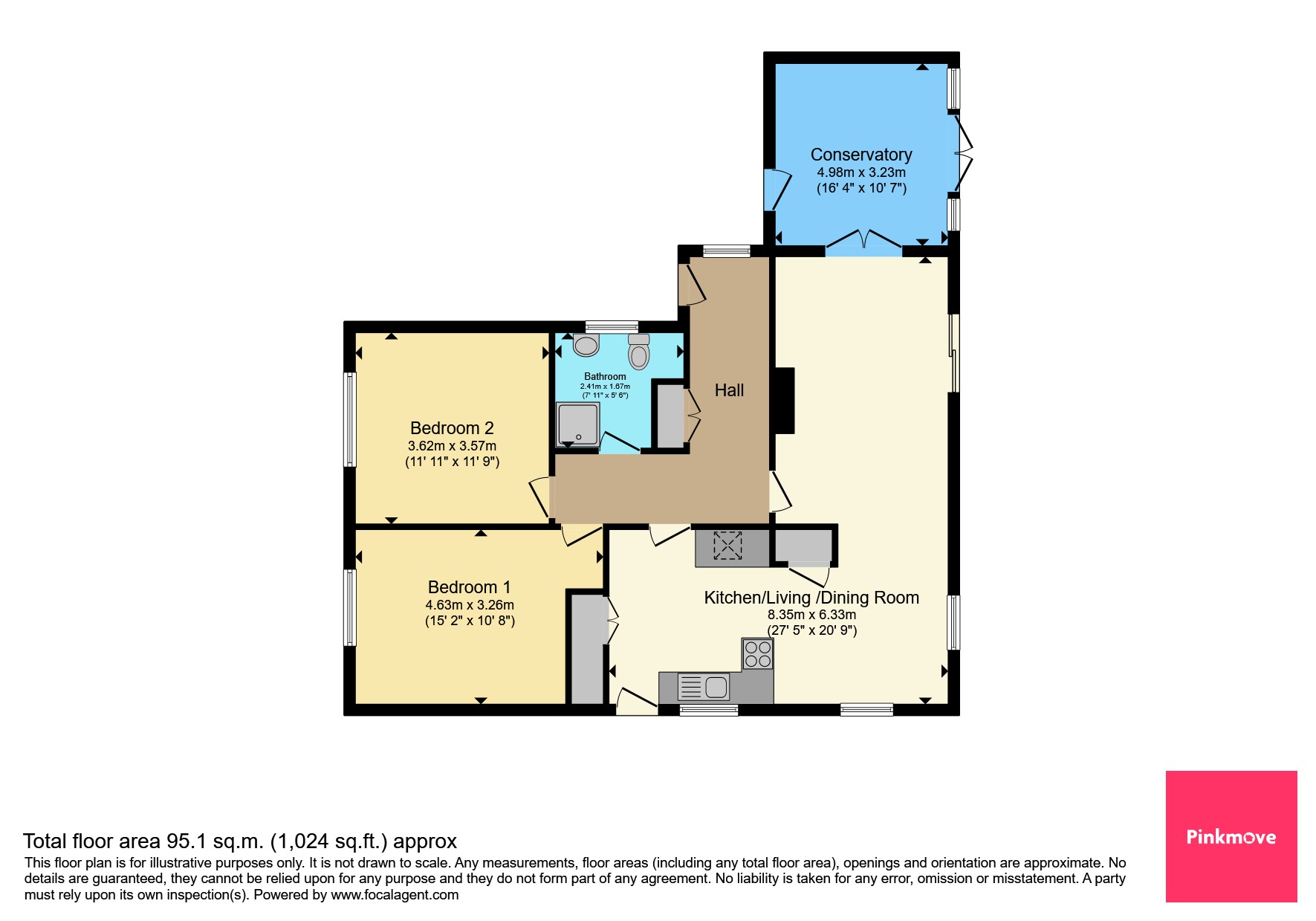 34, Crown Rise, Cwmbran floorplan