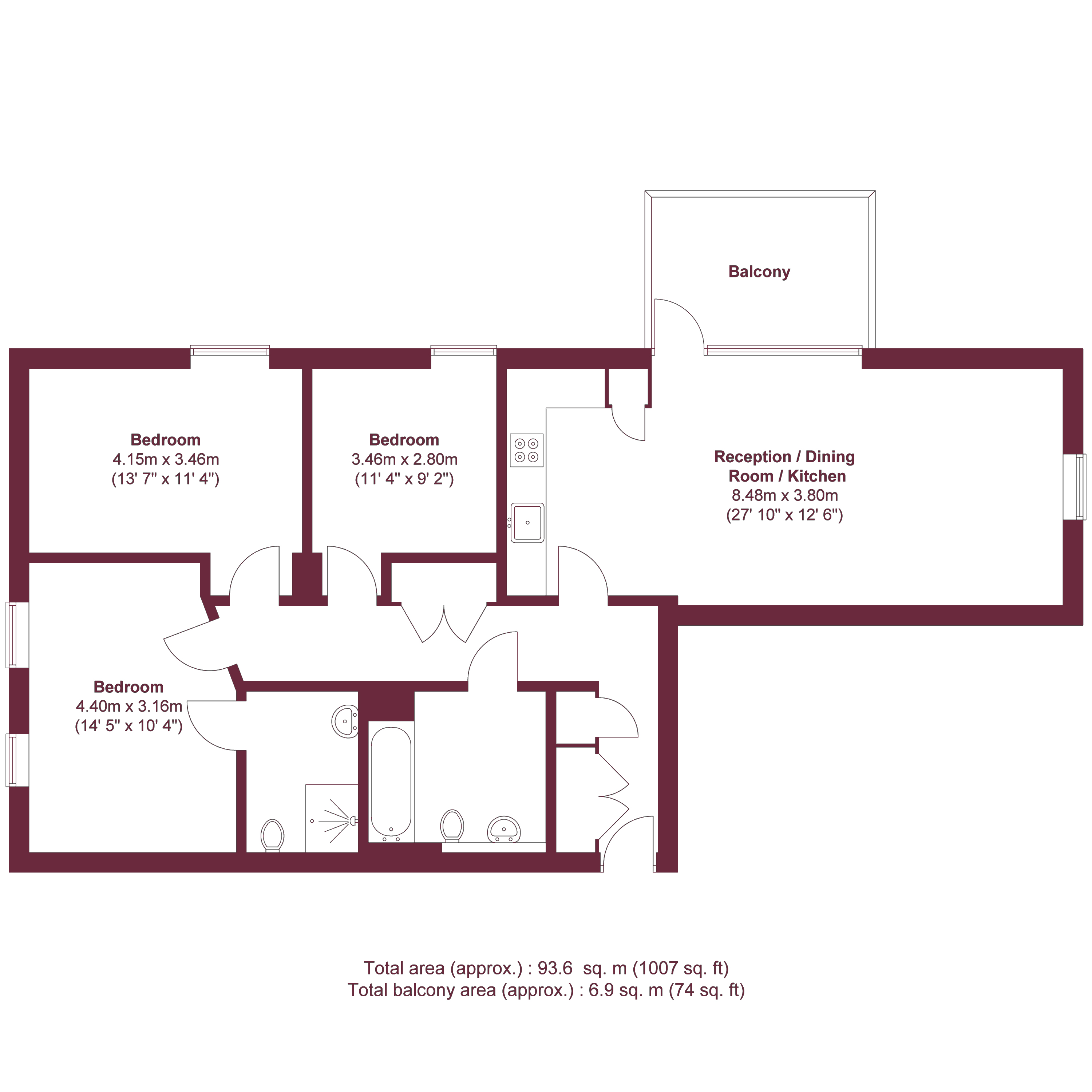 5, Tucana Heights, London floorplan