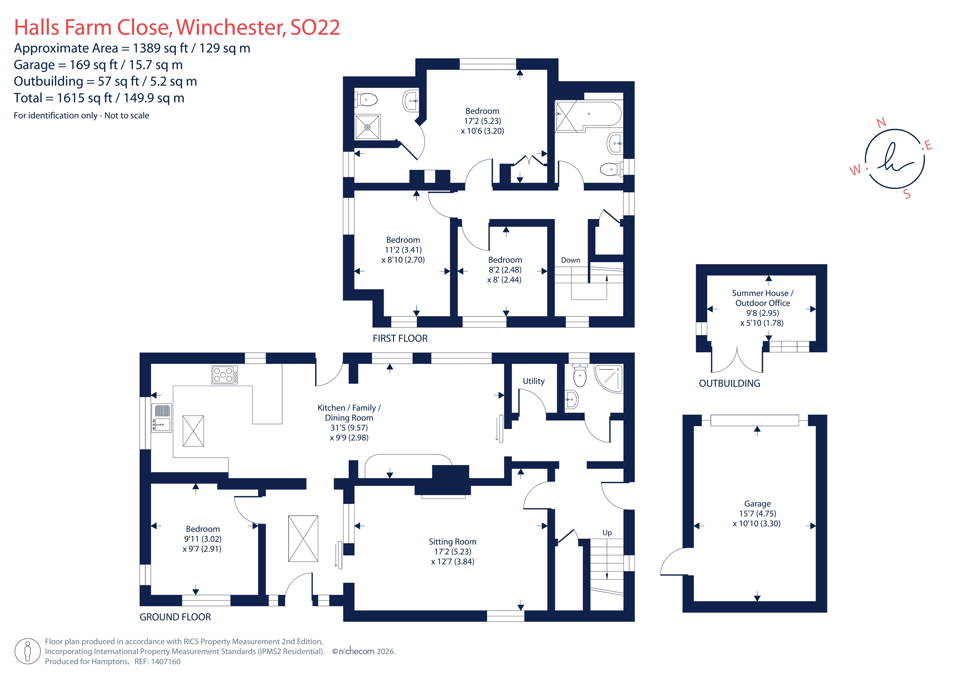 10, Halls Farm Close, Winchester floorplan