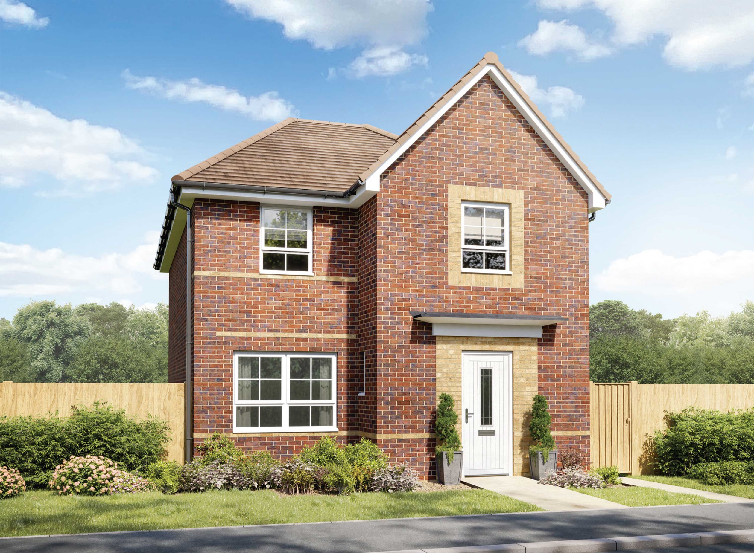 Exterior View CGI Of Our 4 Bed Kingsley Home
