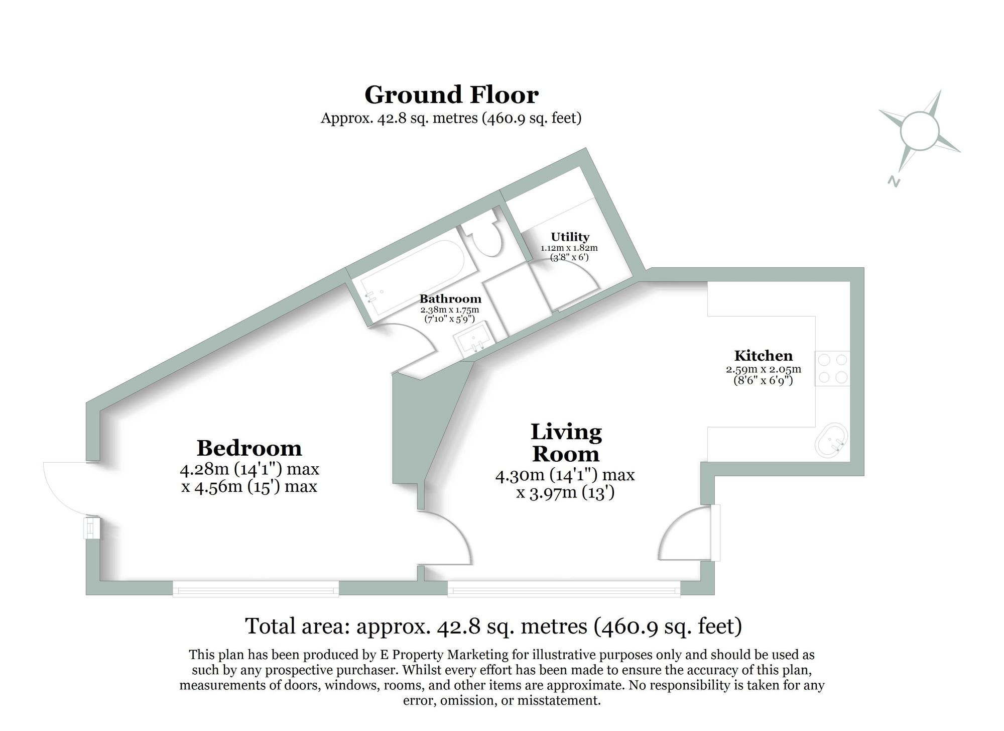 1a Kings Road, Haslemere floorplan