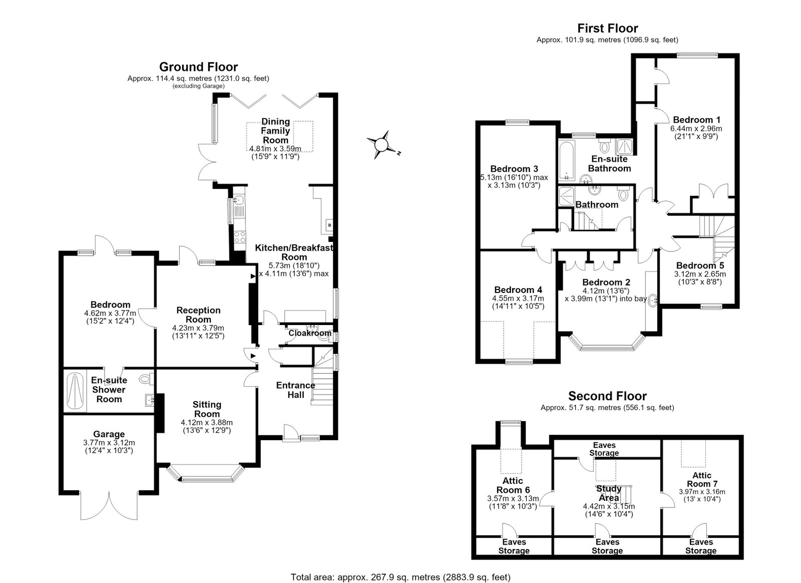 220, Stroud Road, Gloucester floorplan