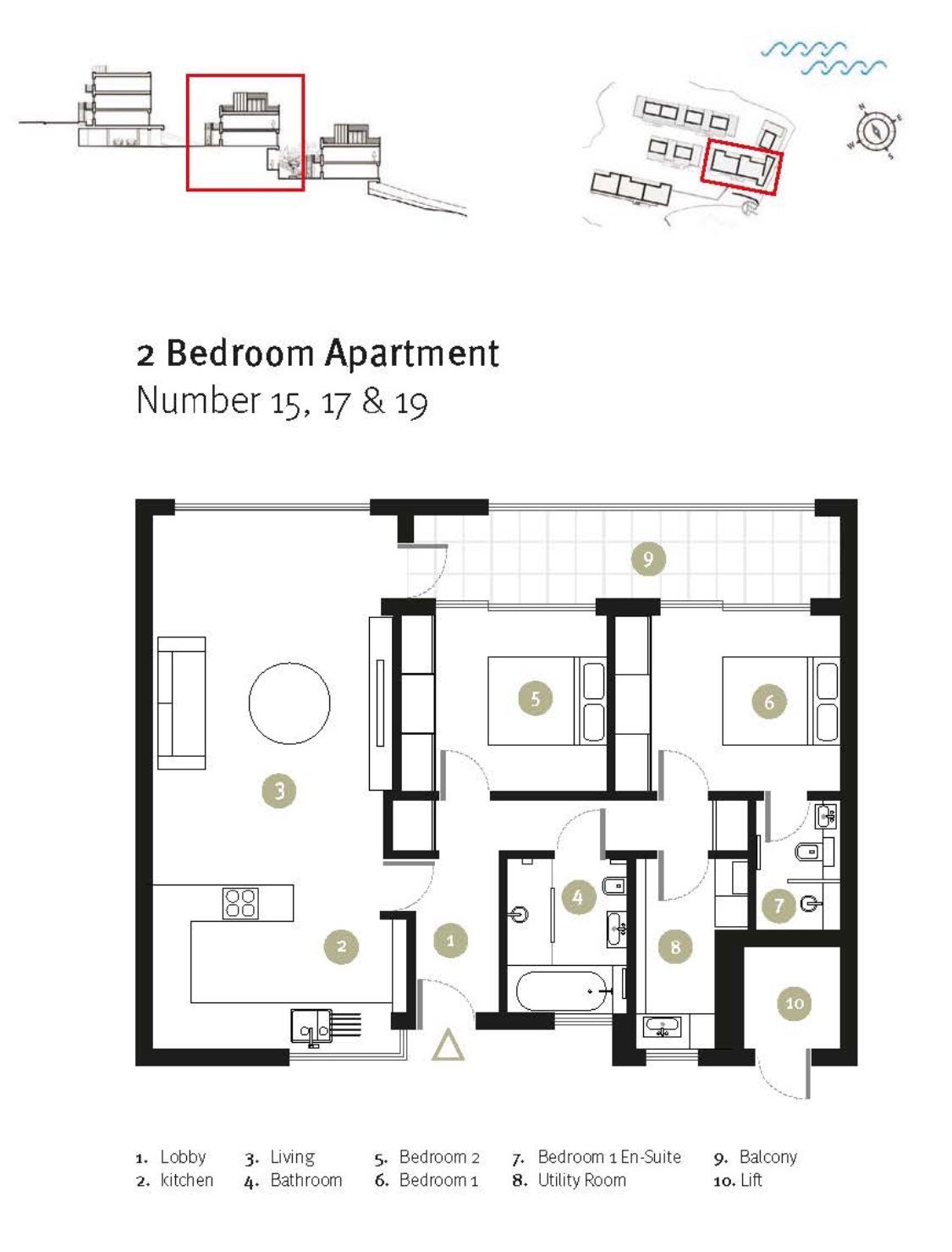 17 LaFalaise, Paget Place, Penarth floorplan