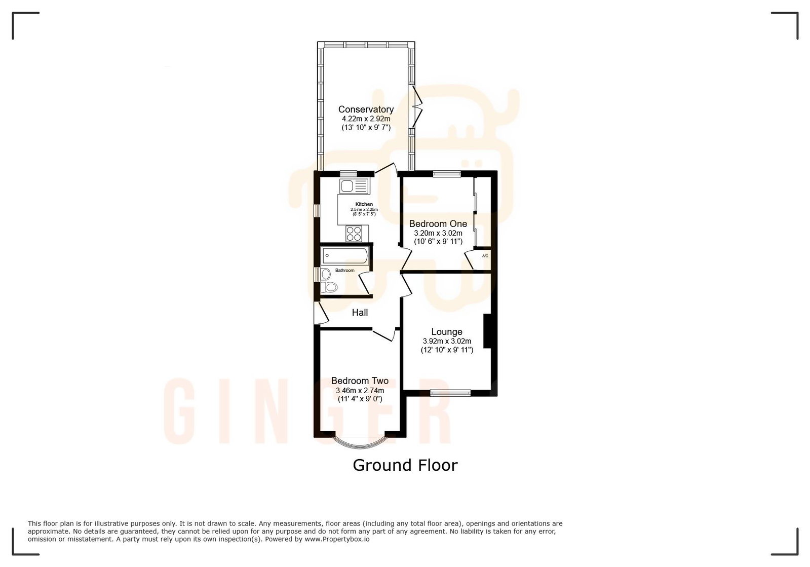 20, George Street, Bedford floorplan