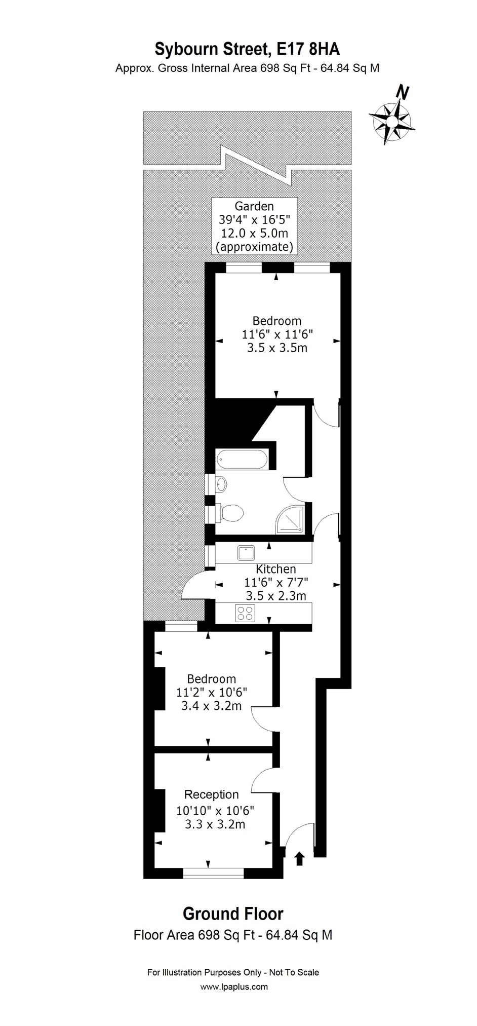 2 Bedrooms Maisonette for sale in Sybourn Street, Walthamstow, London E17