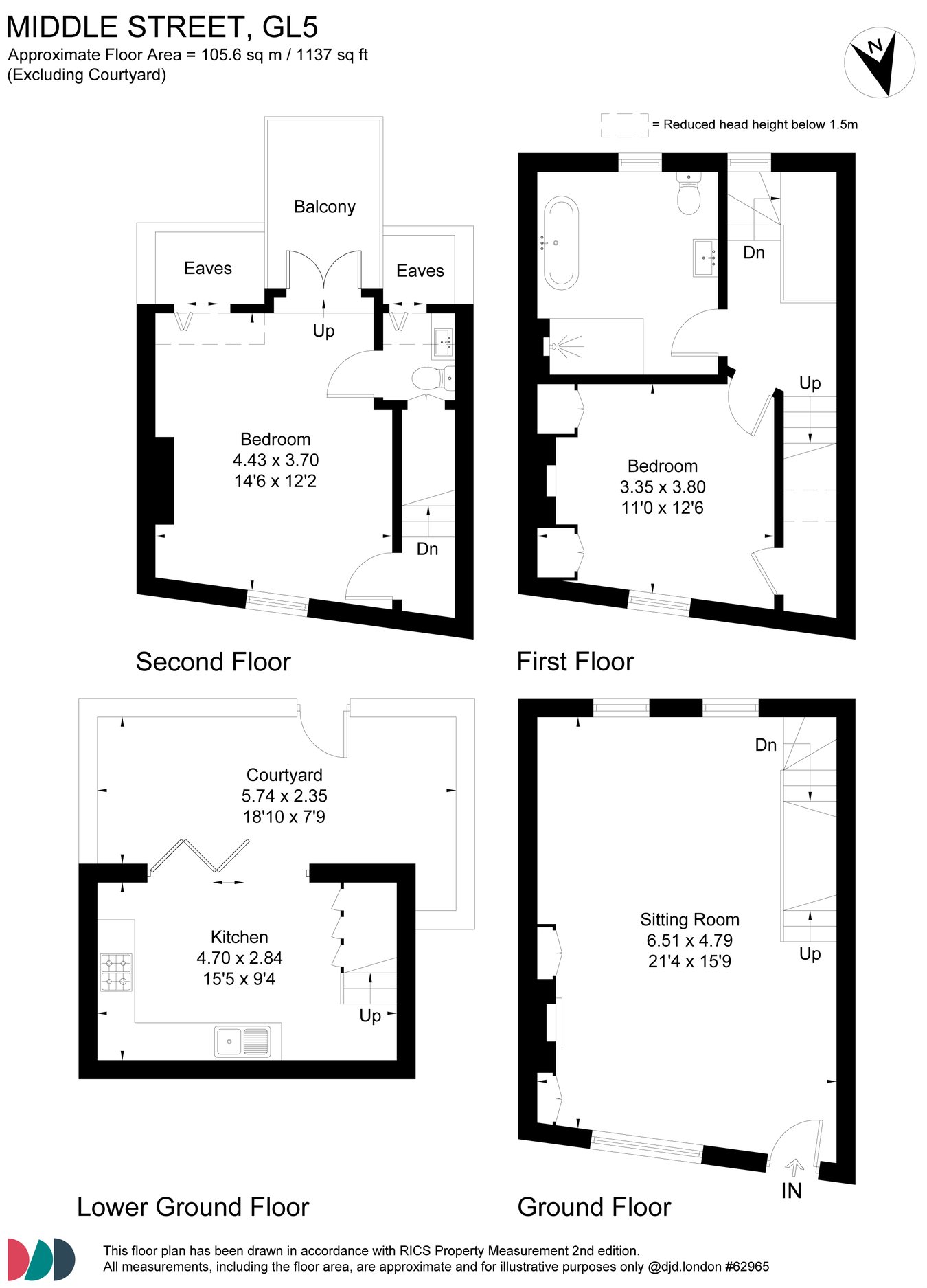 60, Middle Street, Stroud floorplan