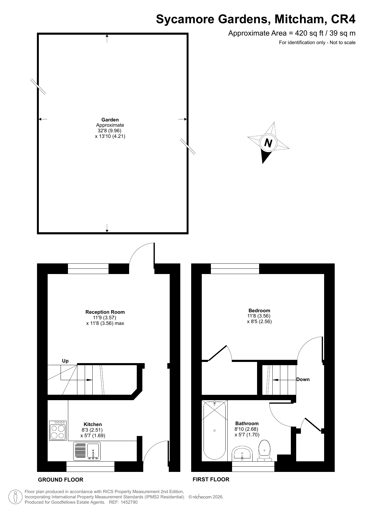 17, Sycamore Gardens, Mitcham floorplan