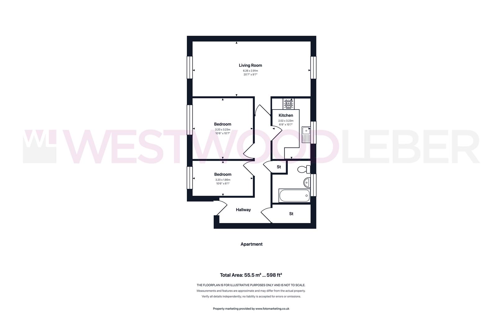 11 Mylne Court, Ditchfield Road, Hoddesdon floorplan
