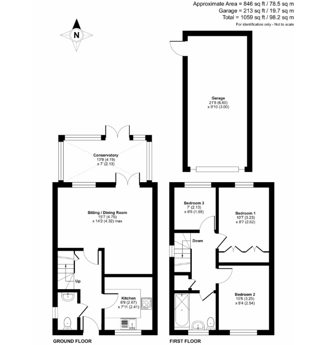29, Fiona Way, Bedford floorplan