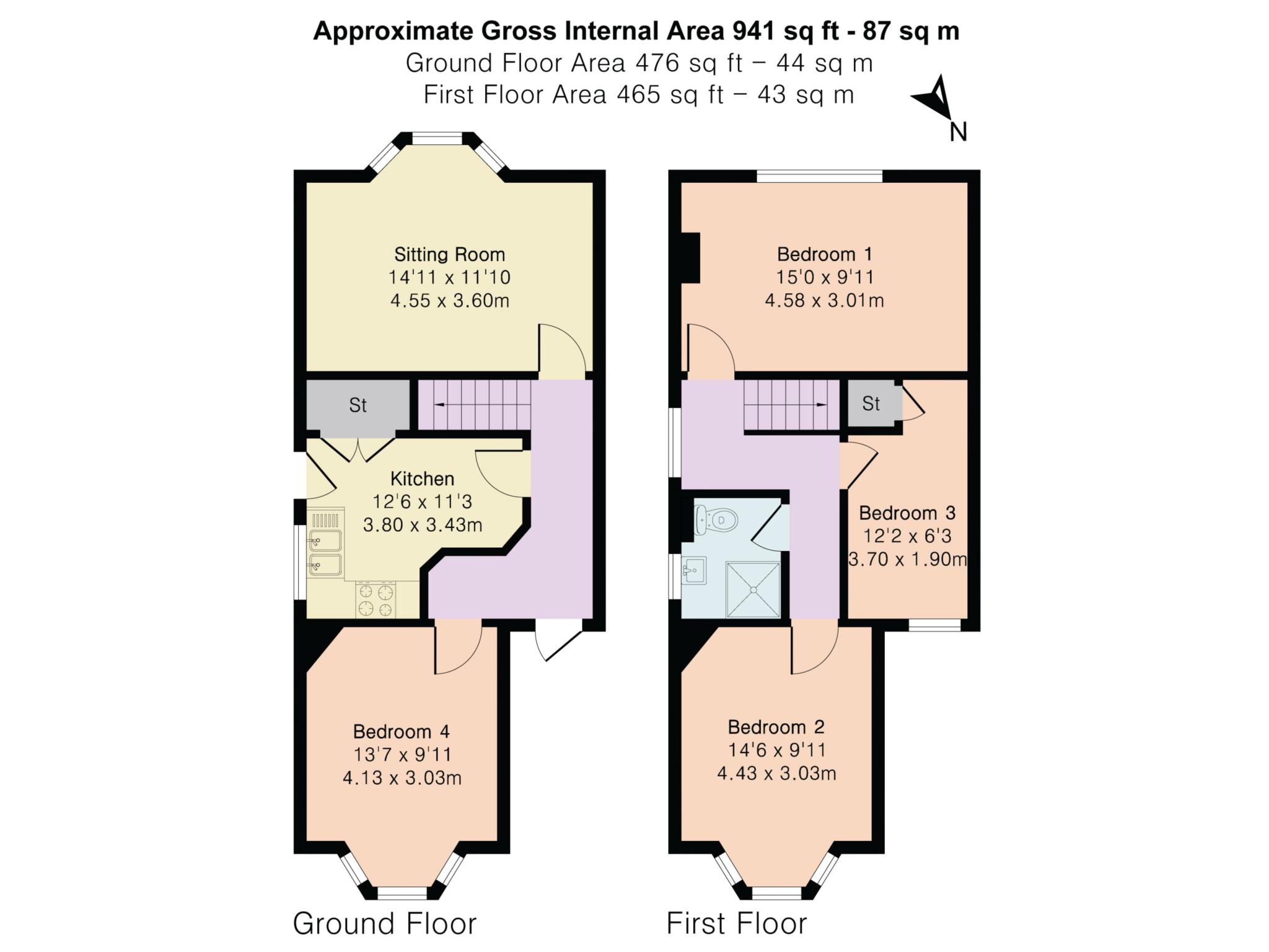 Minster Road, Oxford floorplan