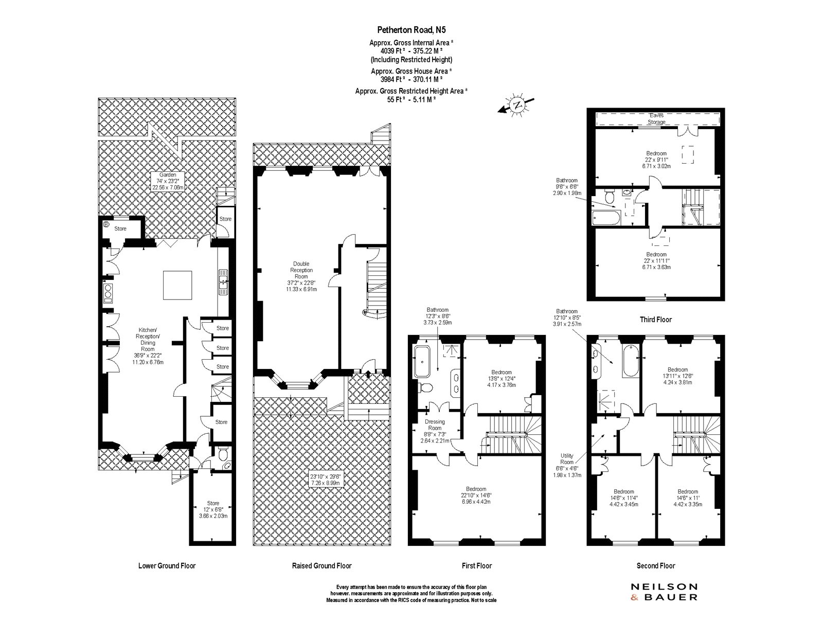 14, Petherton Road, London floorplan