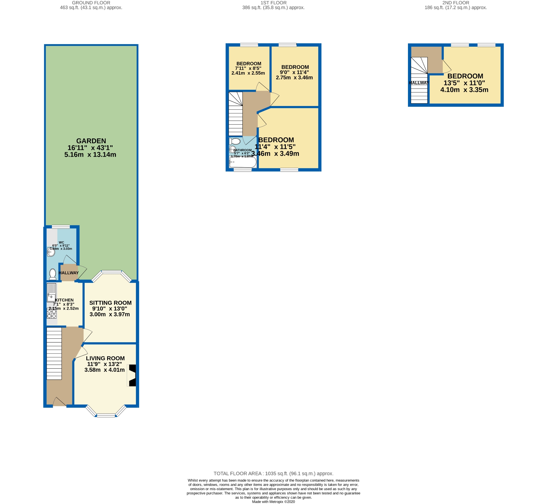 12, Woodside Avenue, Greater London floorplan