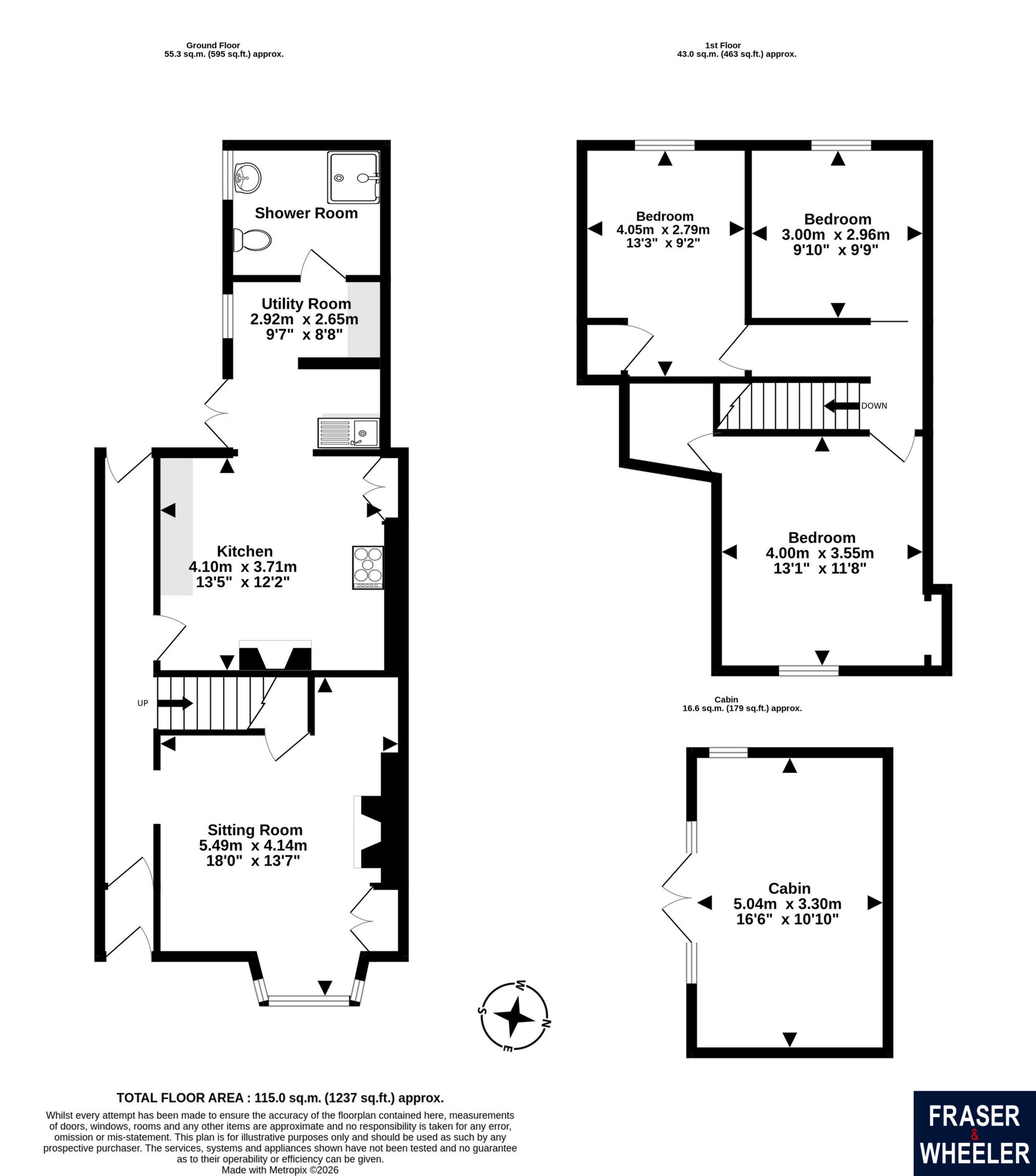 Haytor Cottage, The Strand, Starcross floorplan