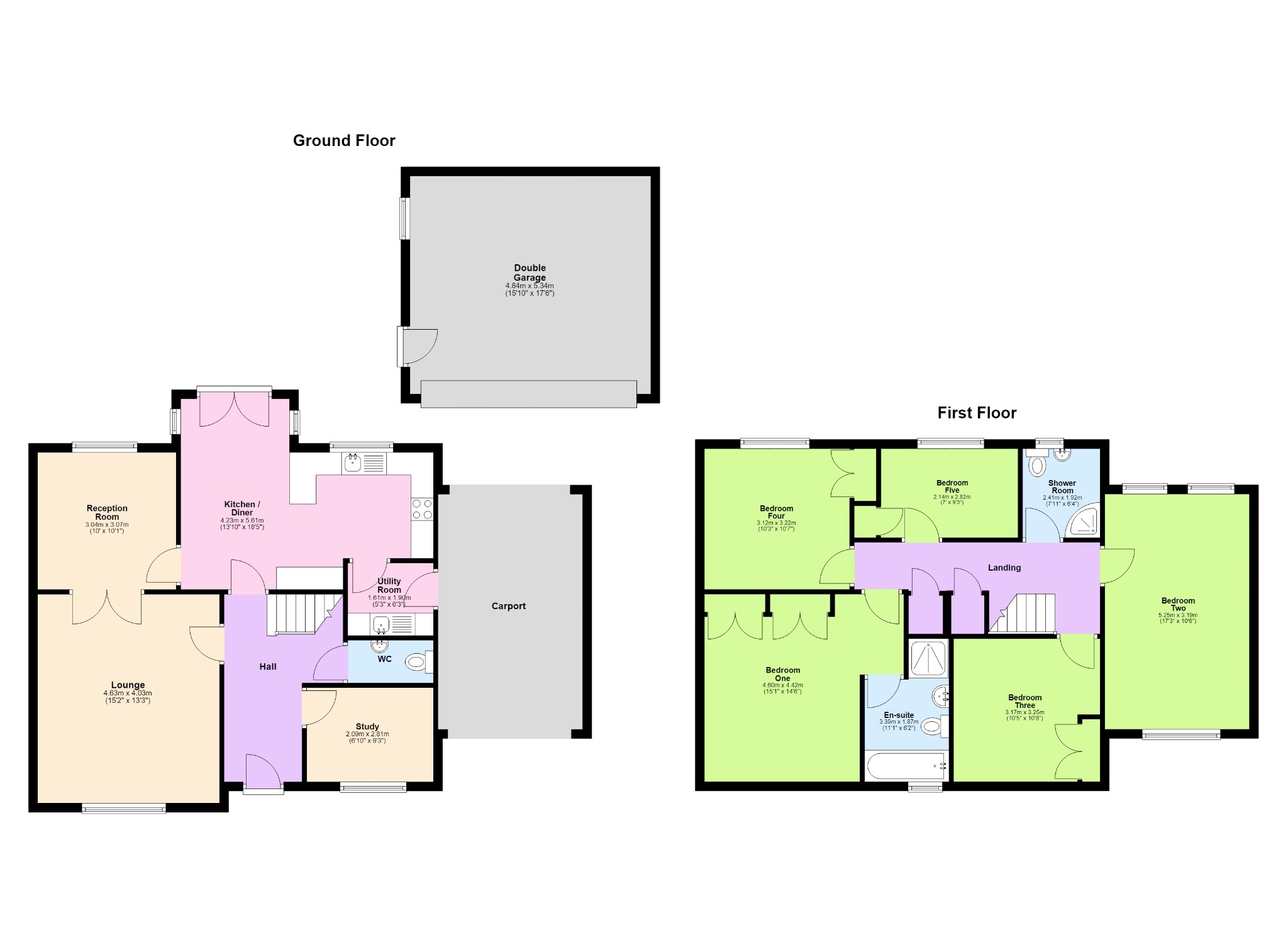 17 Hall Close, Naseby, Northamptonshire floorplan