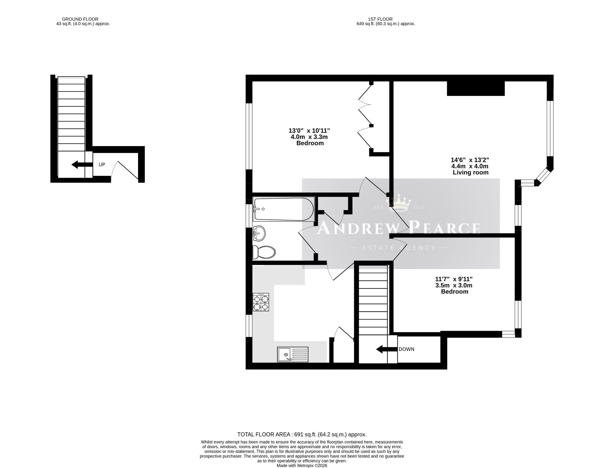 125 Marlborough Hill, Harrow, Middlesex floorplan