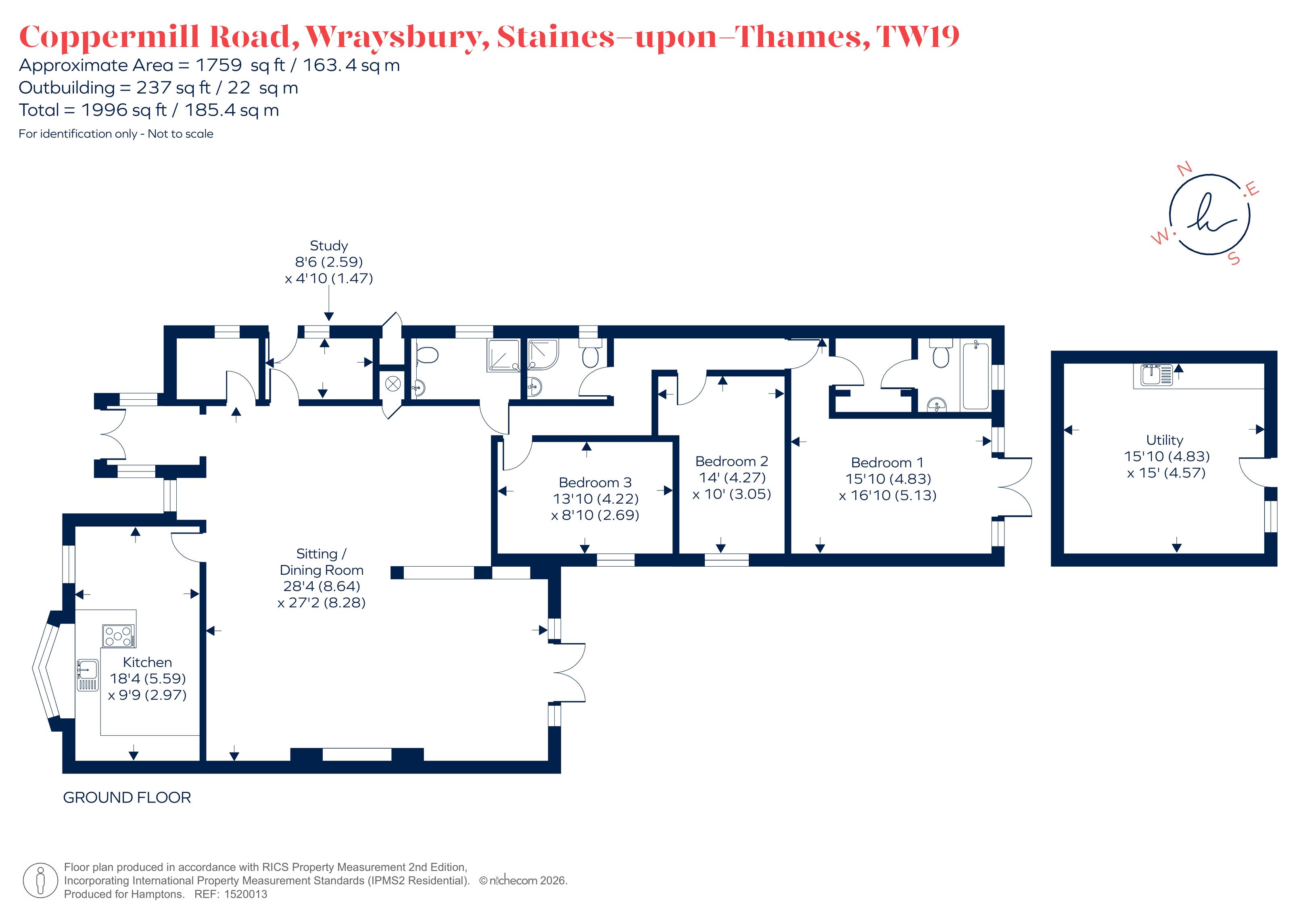191, Coppermill Road, Staines-Upon-Thames floorplan