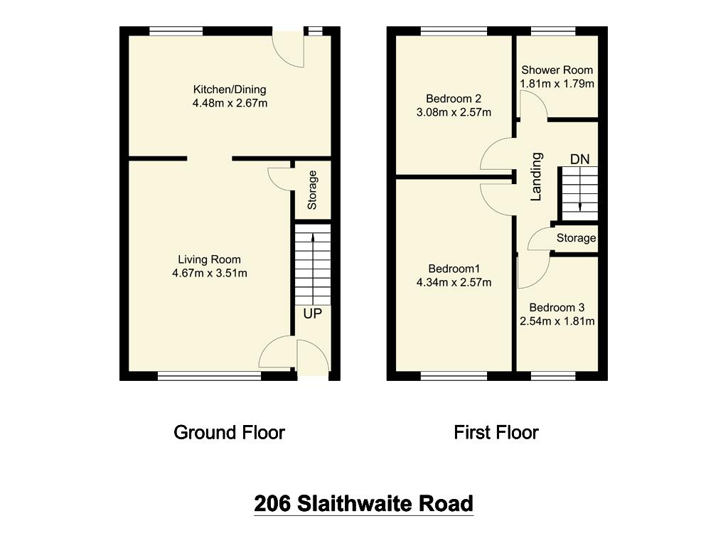 Slaithwaite Road, Dewsbury WF12, 3 bedroom terraced house for sale