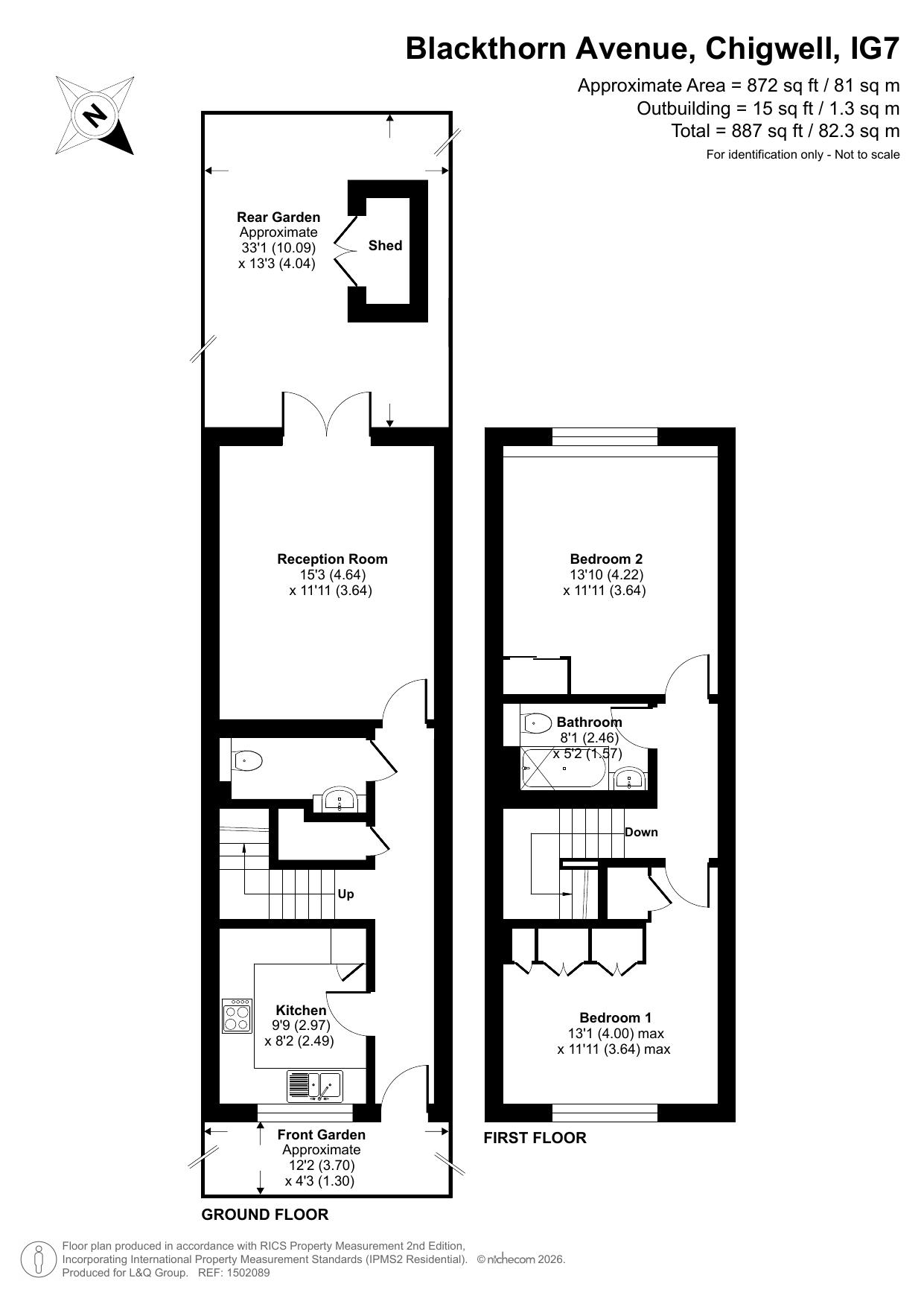 Blackthorn Avenue, Chigwell floorplan