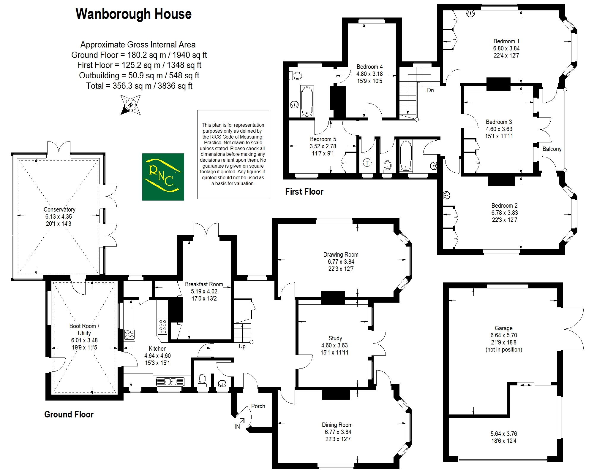 5 Bedrooms Detached house for sale in Wanborough Lane, Cranleigh GU6