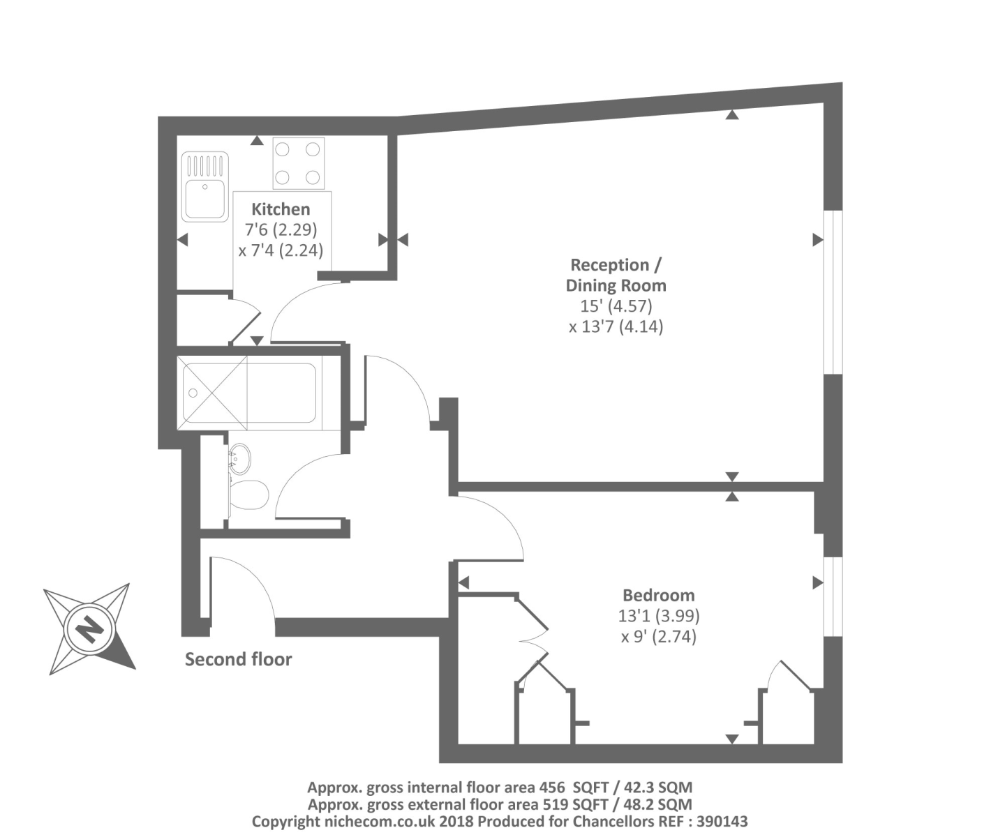 1 Bedrooms Flat to rent in Craven Hill Gardens W2,