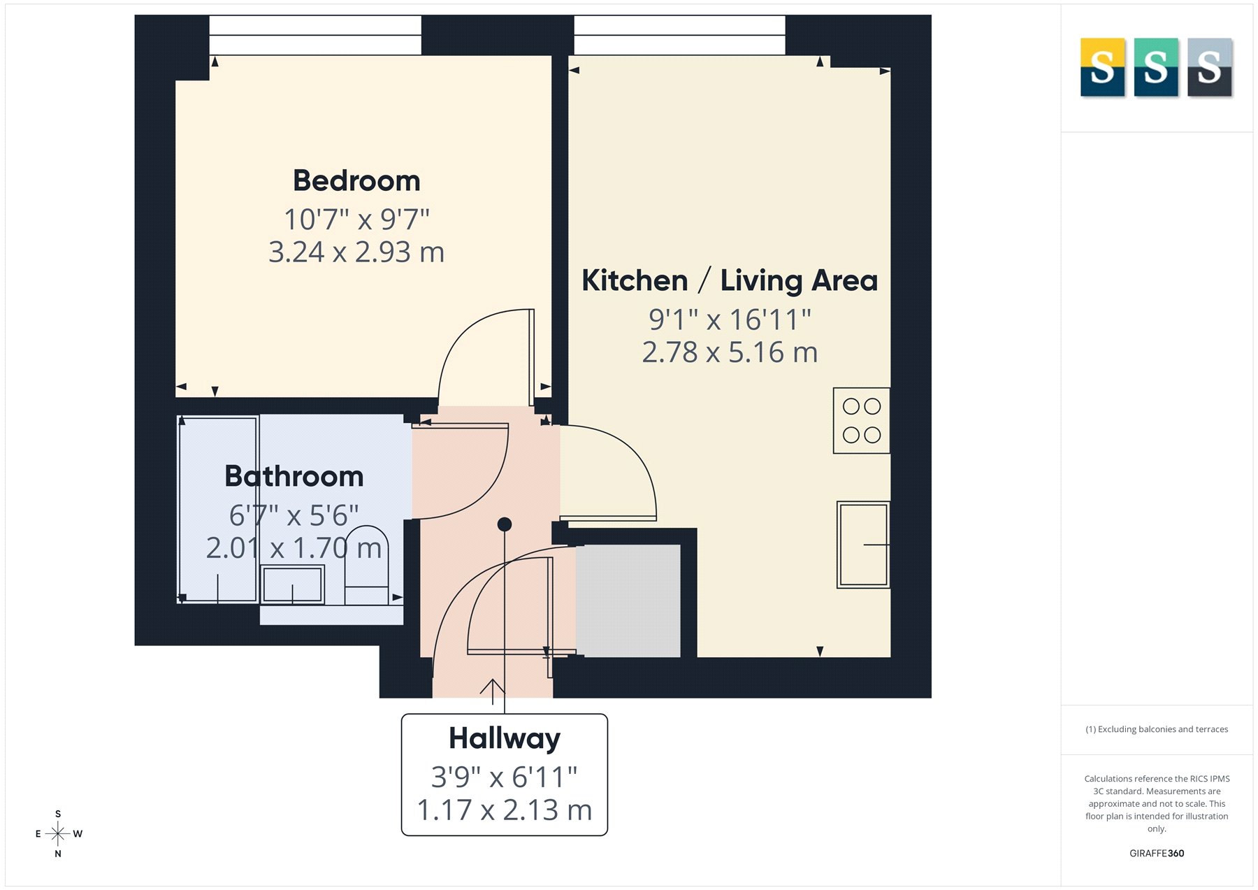 Flat 10, Compass House 207-215,, London Road, Surrey floorplan