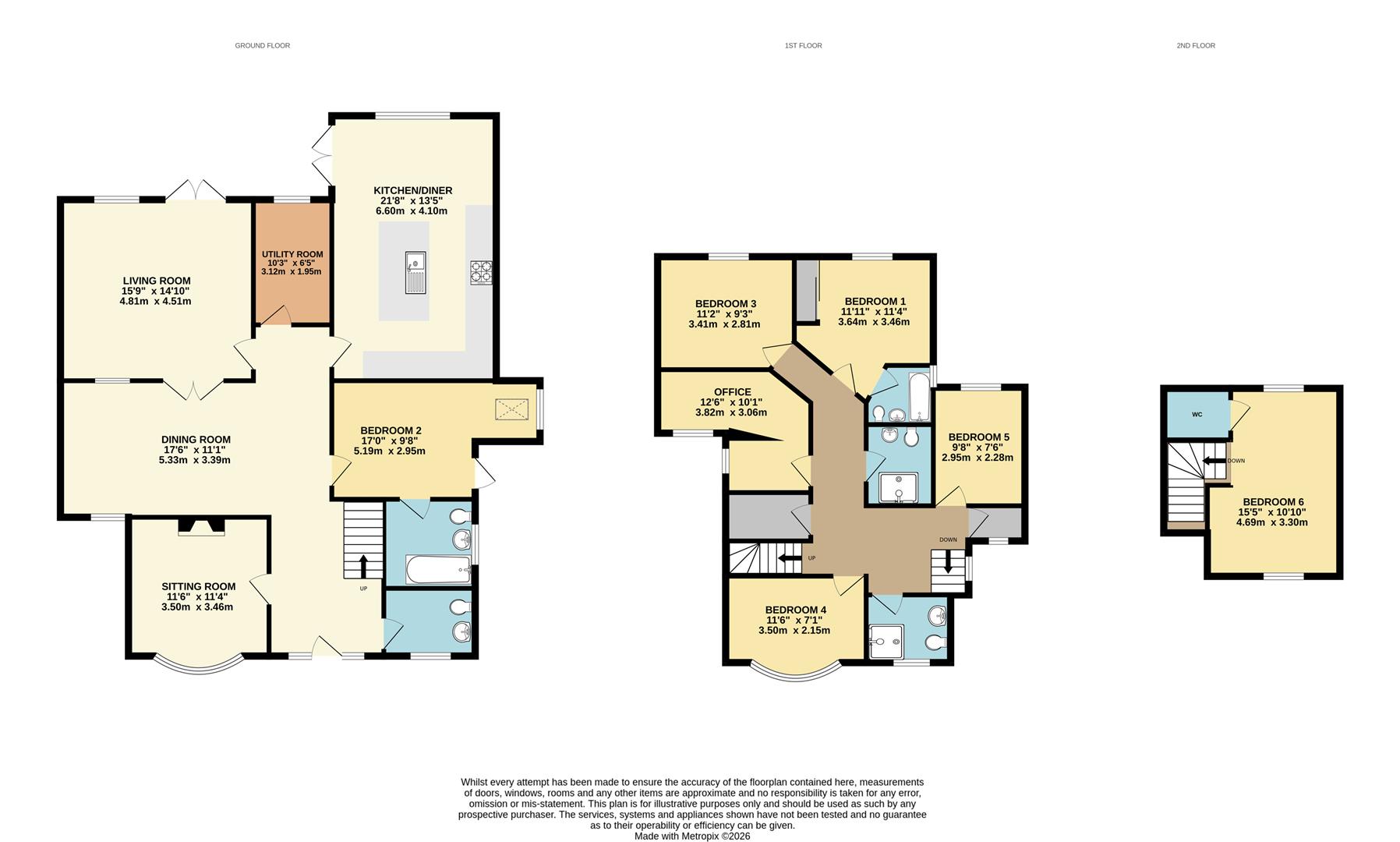 39, Timberdine Avenue, Worcester floorplan