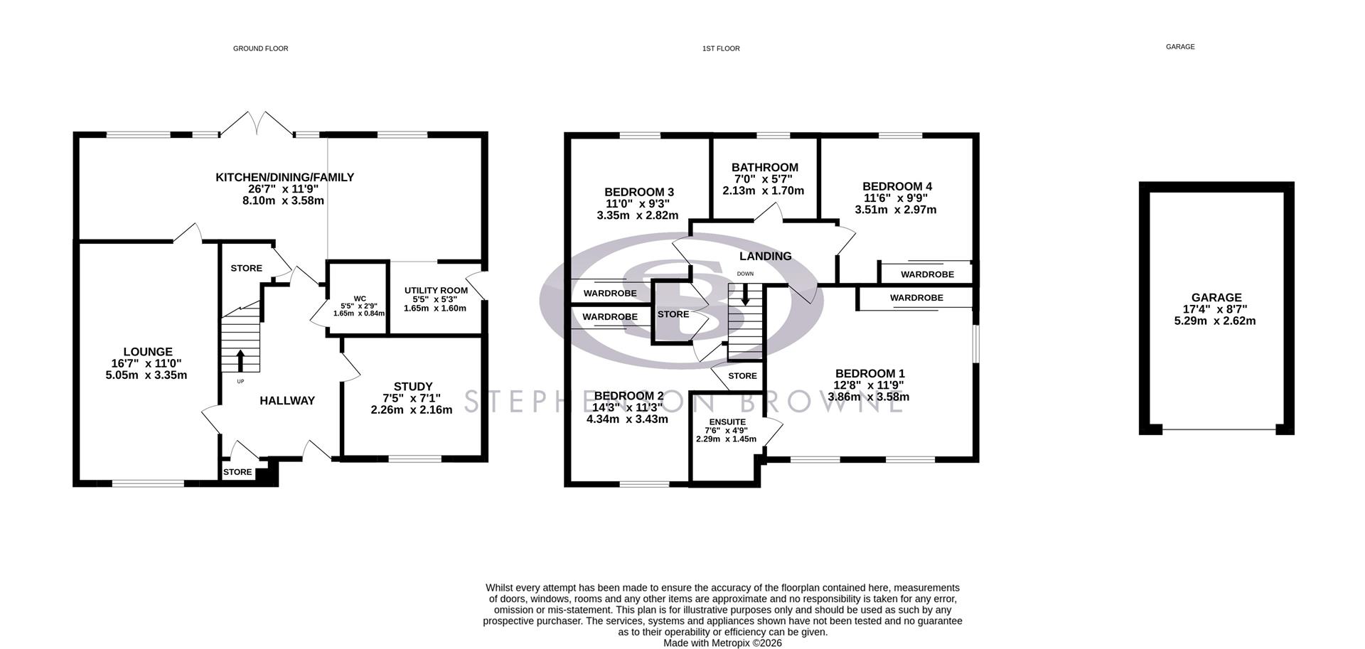 3, Larch Place, Congleton floorplan