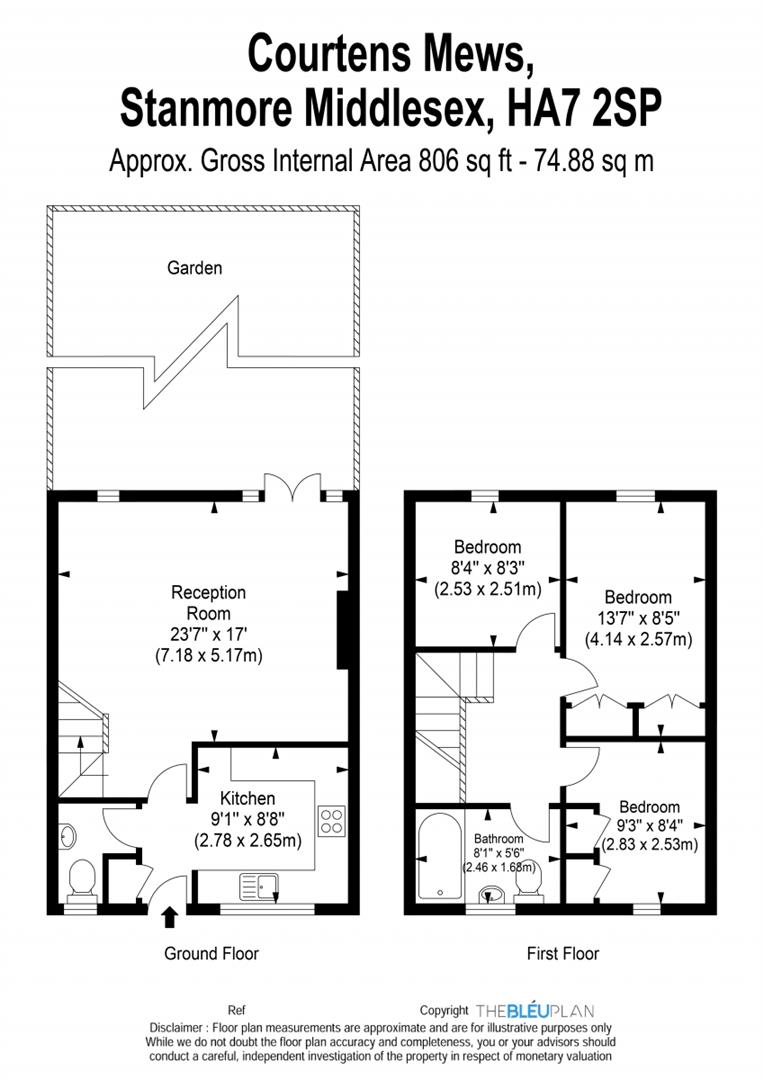 3 Bedrooms Town house for sale in Courtens Mews, Stanmore HA7