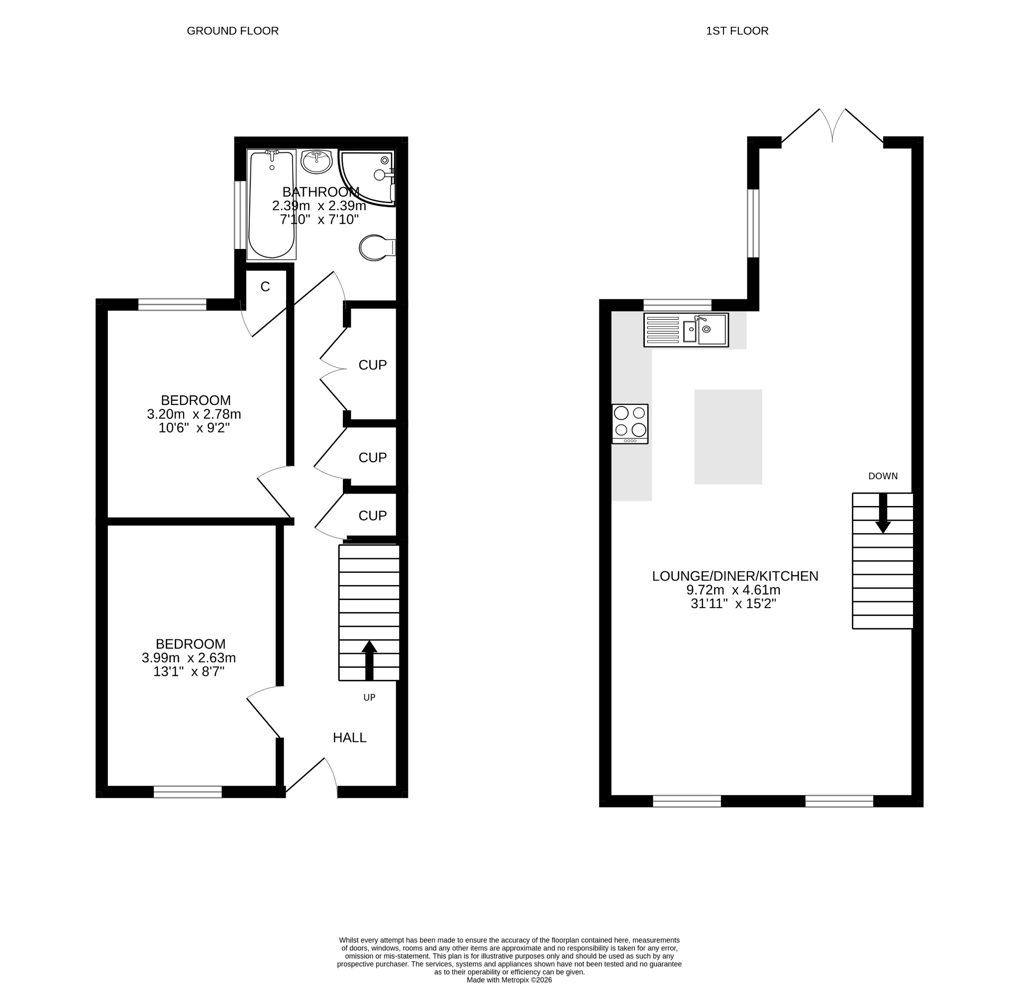 7, Peverell Terrace, Helston floorplan