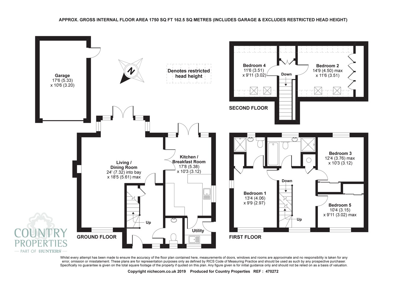 5 Bedrooms Detached house for sale in Luton Road, Offley, Hitchin SG5