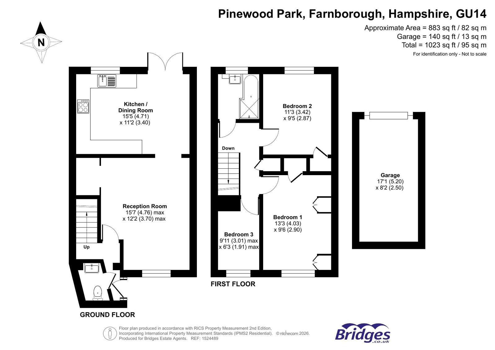 151, Pinewood Park, Hampshire floorplan