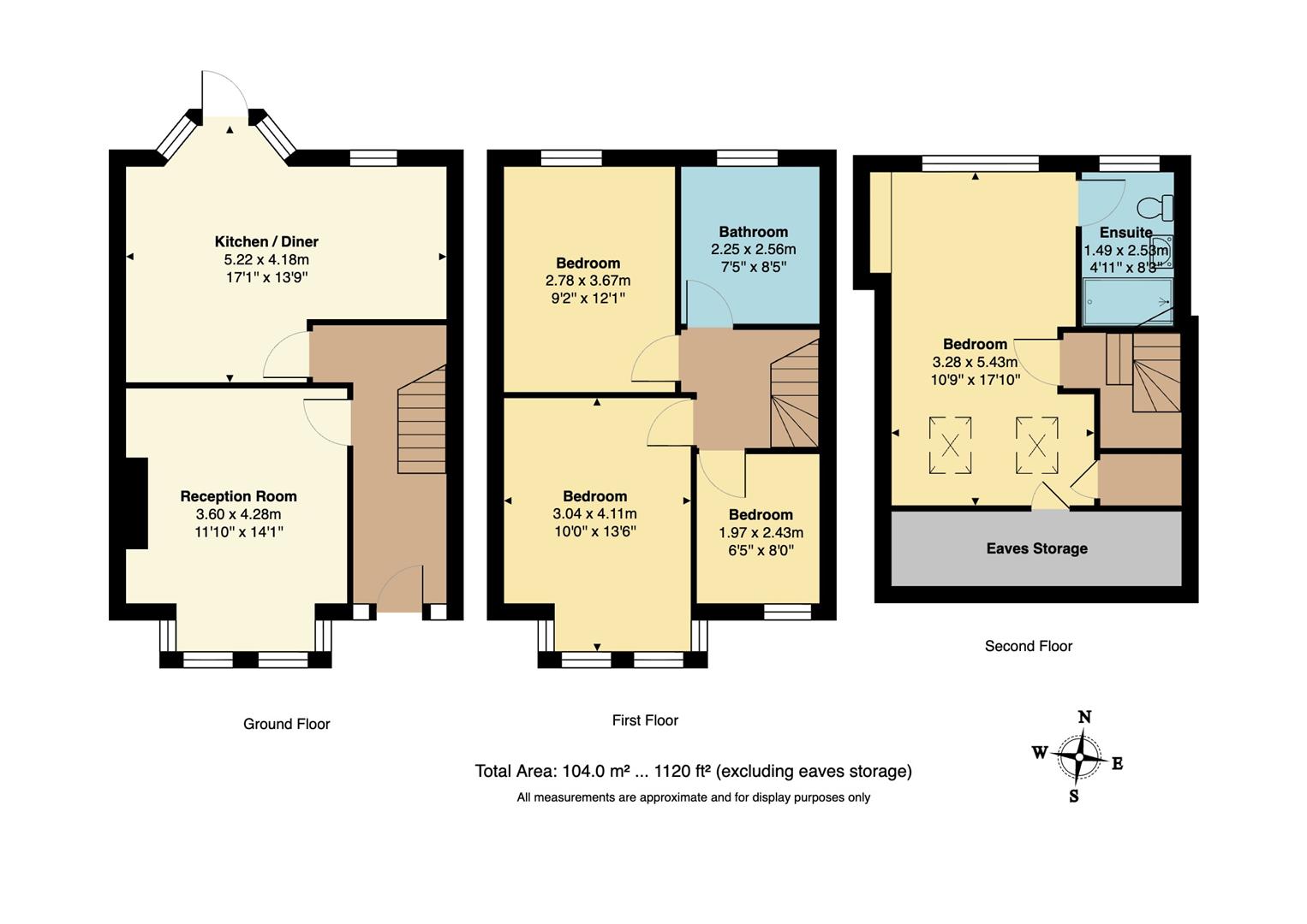 124, Selwyn Avenue, London floorplan