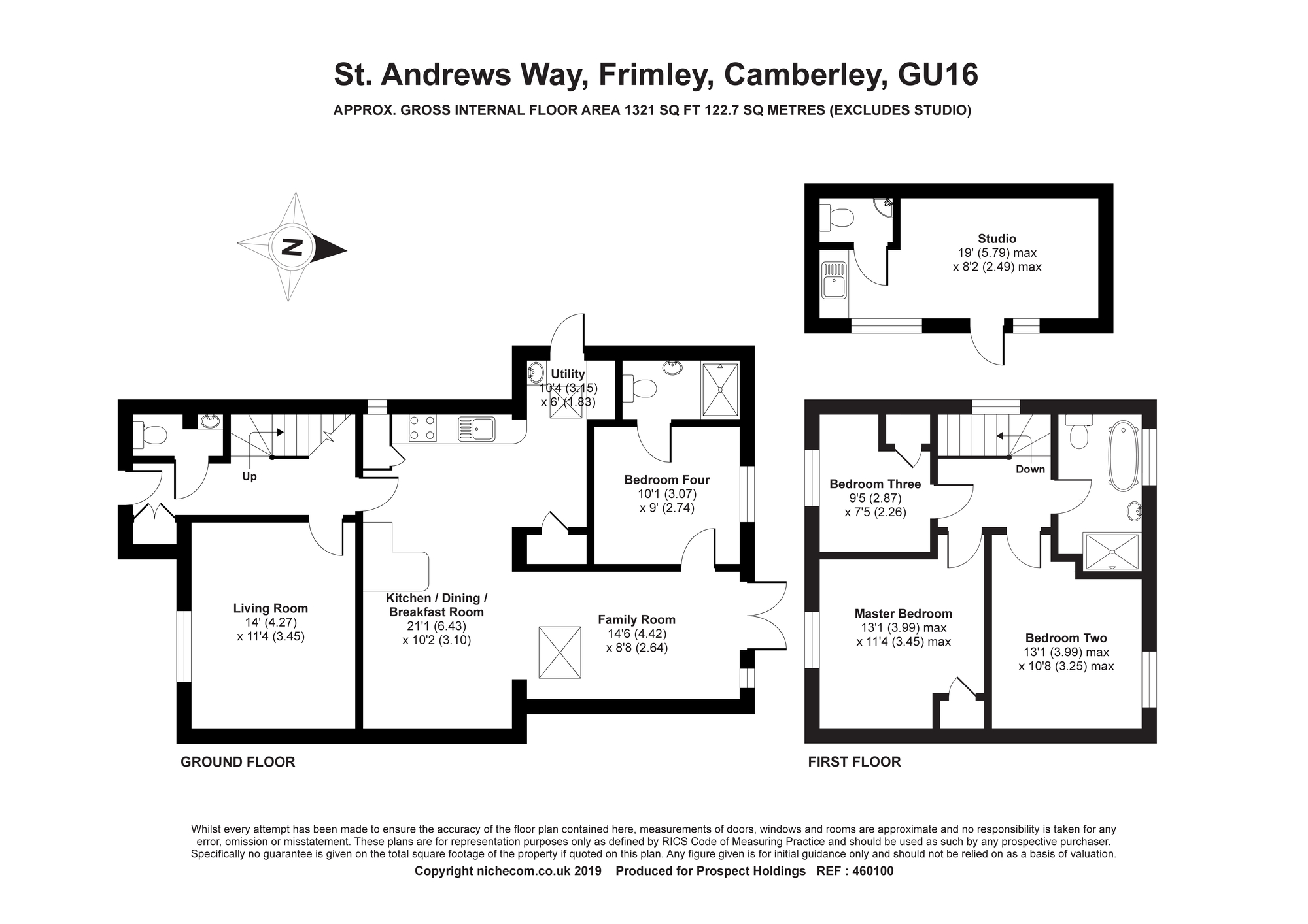 4 Bedrooms Semi-detached house for sale in St. Andrews Way, Frimley, Camberley, Surrey GU16