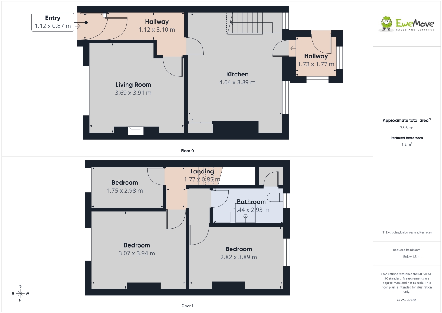 38, MARKET STREET, HYDE floorplan