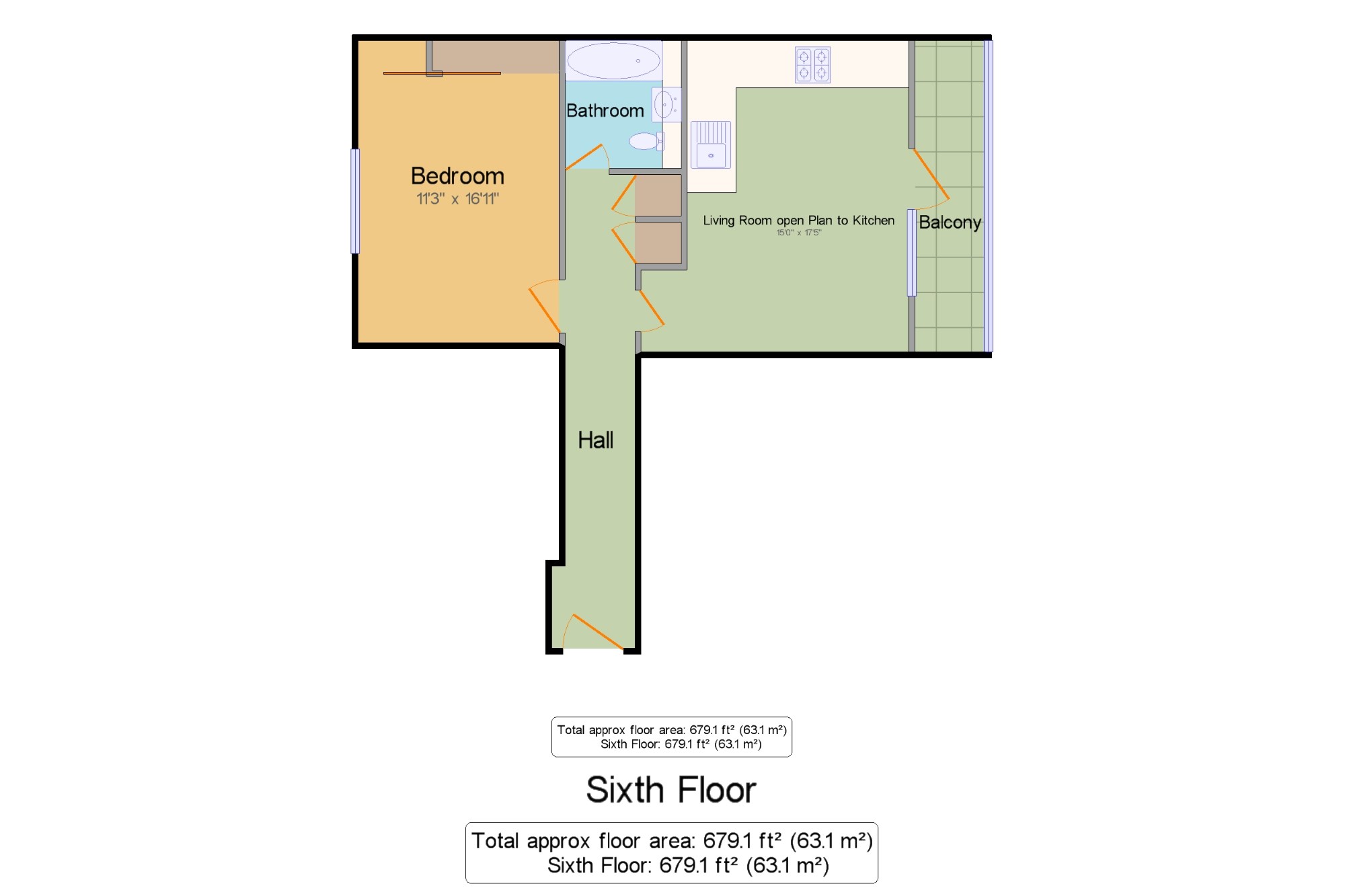 1 Bedrooms Flat to rent in Bensham Lane, Croydon CR0